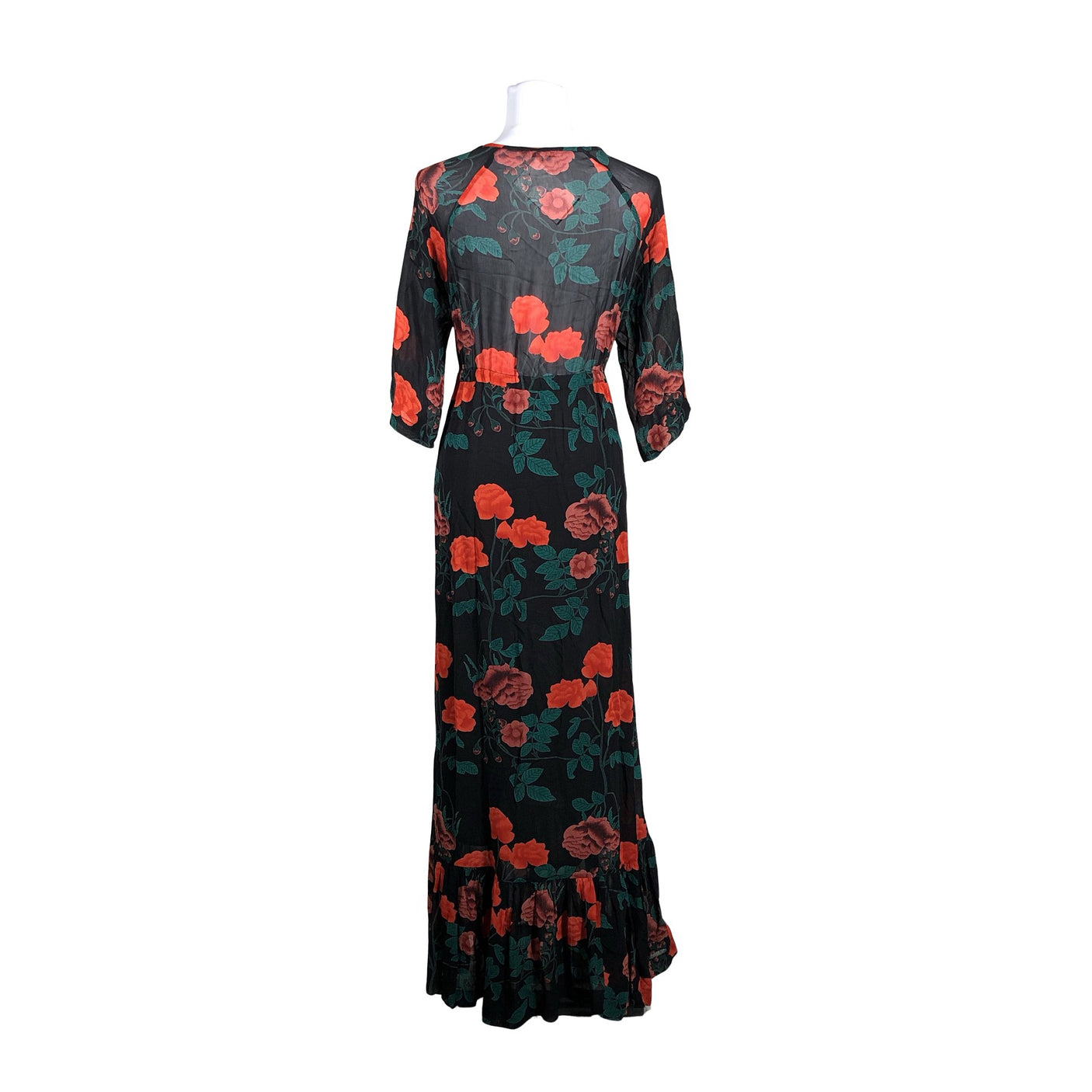 Unisex Ganni - Schiffon dress, size 36 - Black (3)