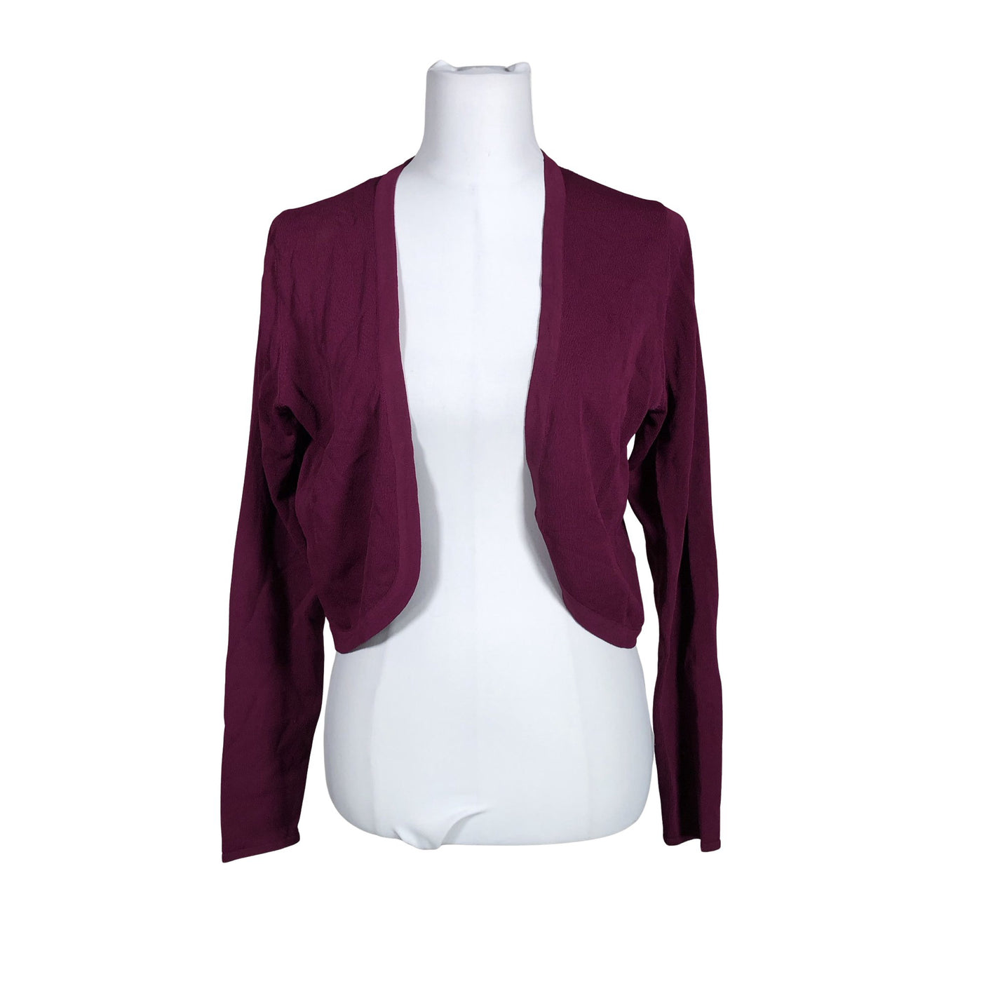 Unisex Your Face - Knit bolero jacket, size 38 - Violet (1)