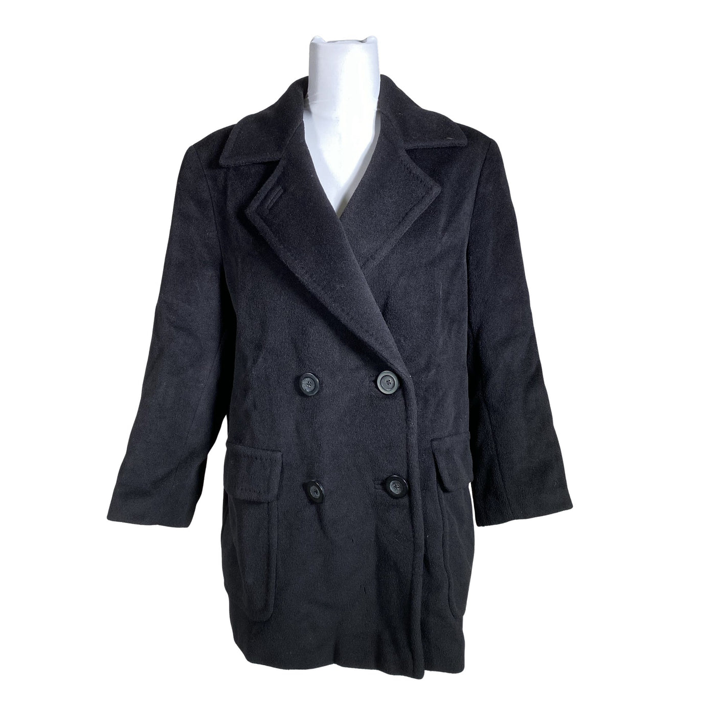 Unisex MaxMara - Wool coat, size 38 - Black (1)