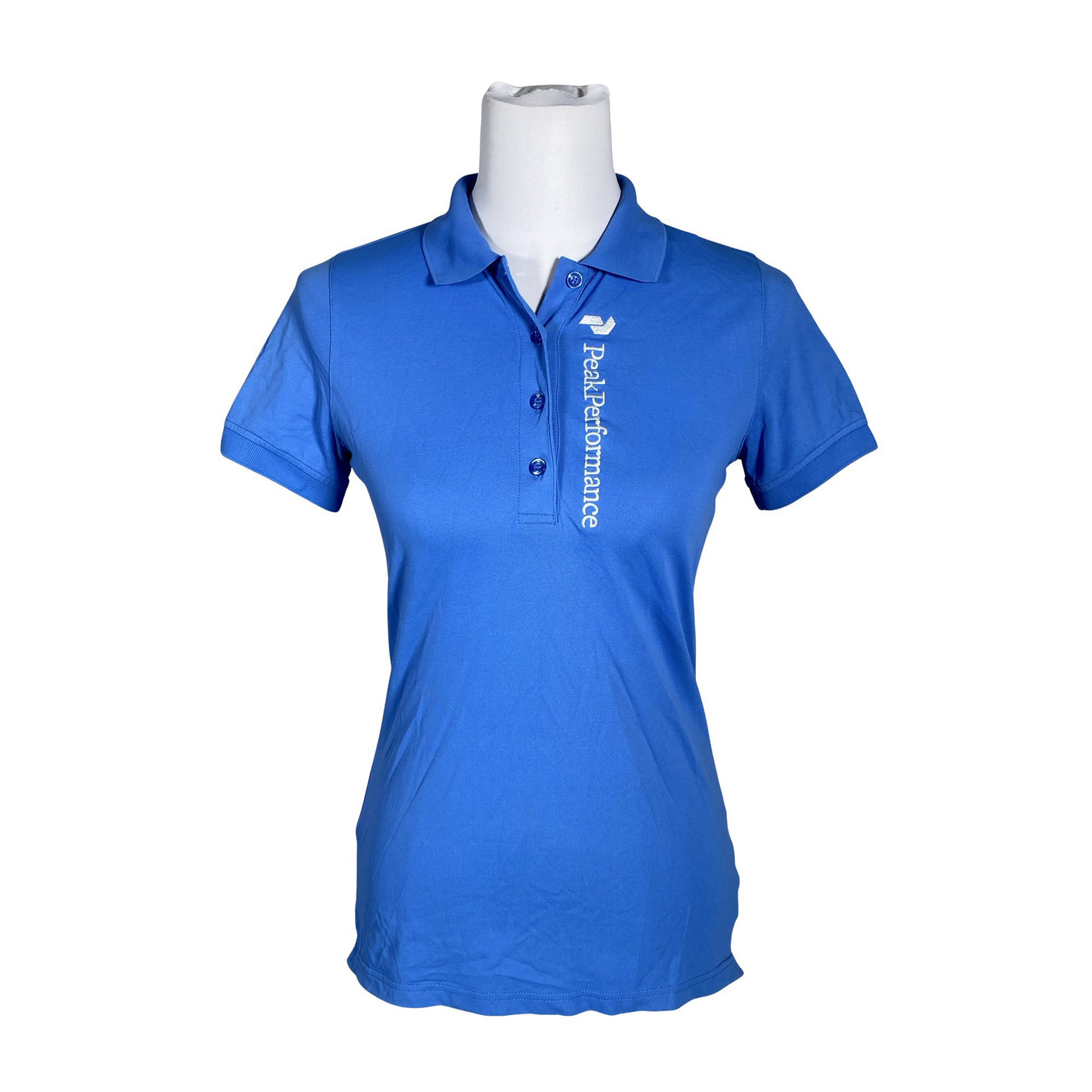 Unisex Peak Performance - Sports shirt, short sleeve, size 38 - Blue (1)