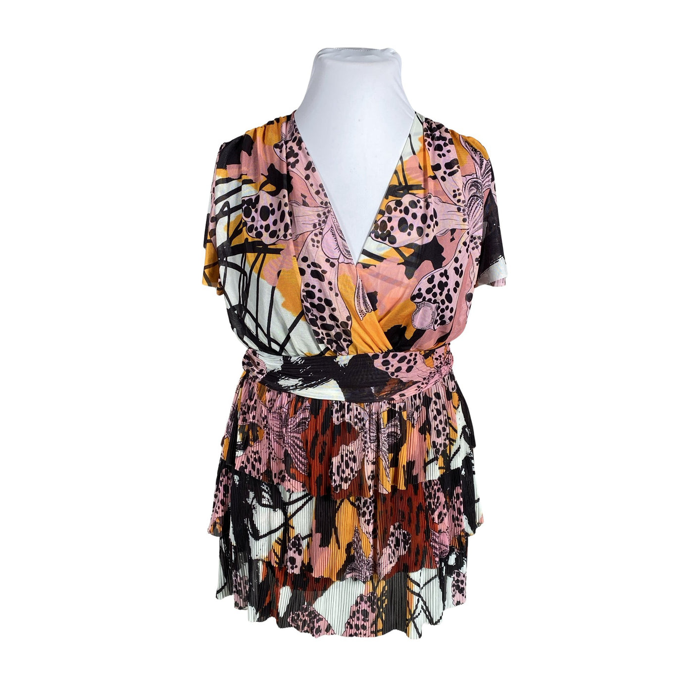 Unisex Desigual - Schiffon dress, size 42 - Light pink (1)