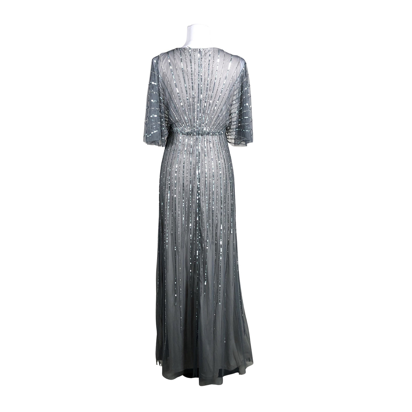 Unisex Adrianna Papell - Party dress, size 34 - Gray (3)