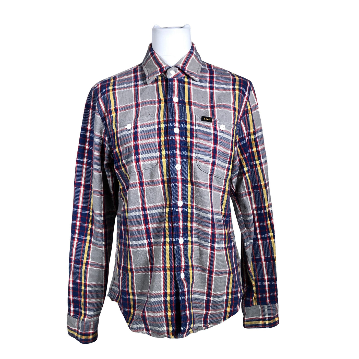 Unisex Lee - Flannel shirt, size 38 - Gray (1)