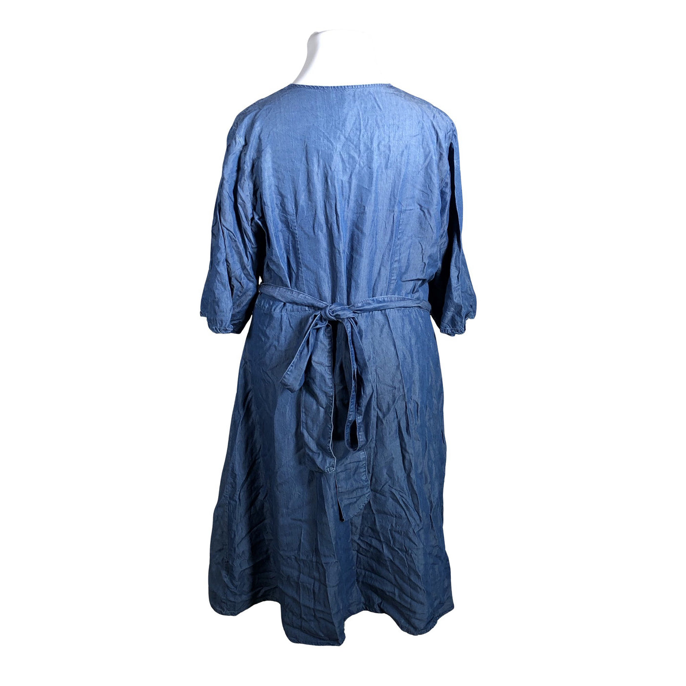 Unisex Lindex - Denim dress, size 42 - Blue (2)