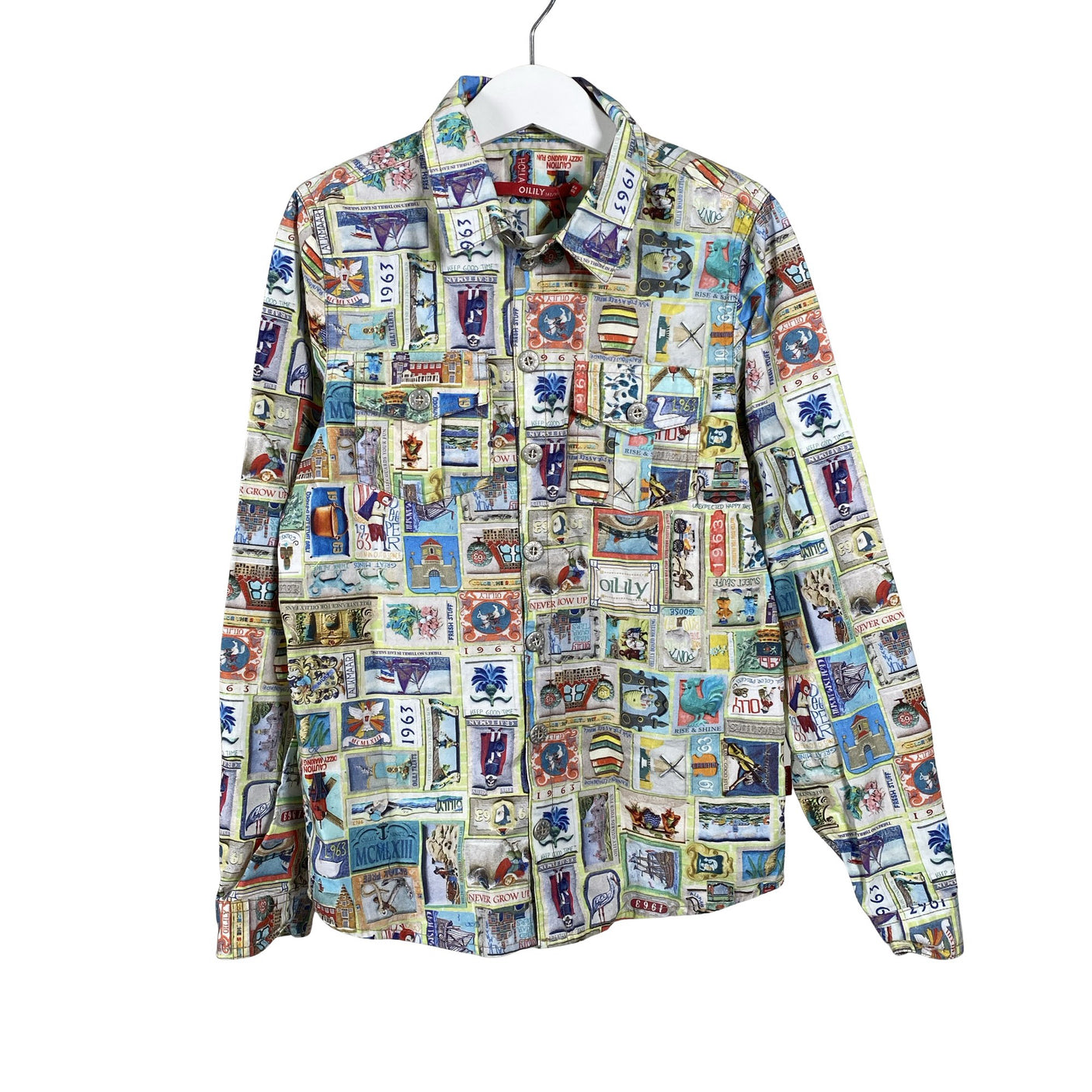 Unisex Oilily - Collared shirt, size 134 - 140 - Green (1)