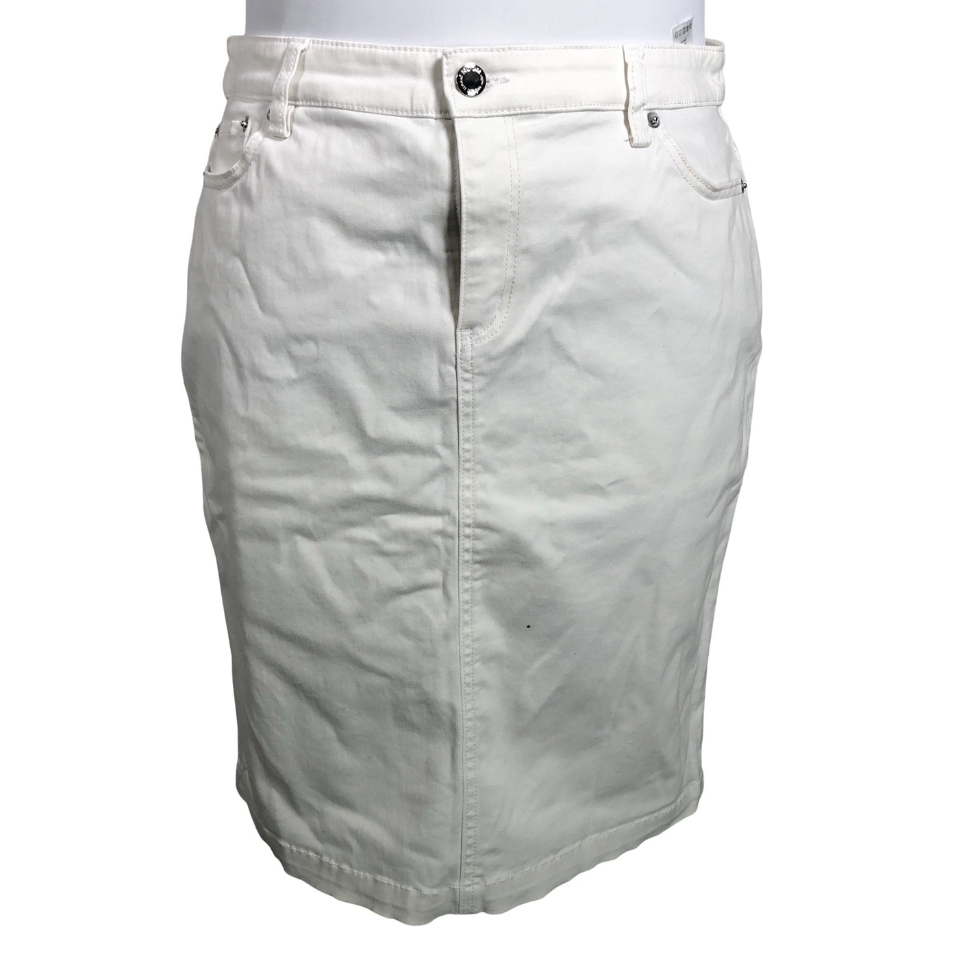 Unisex Noom - Denim skirt, size 42 - White (1)