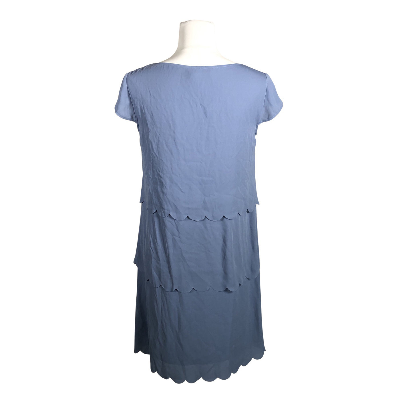 Unisex Betty Barclay - Schiffon dress, size 36 - Blue (2)