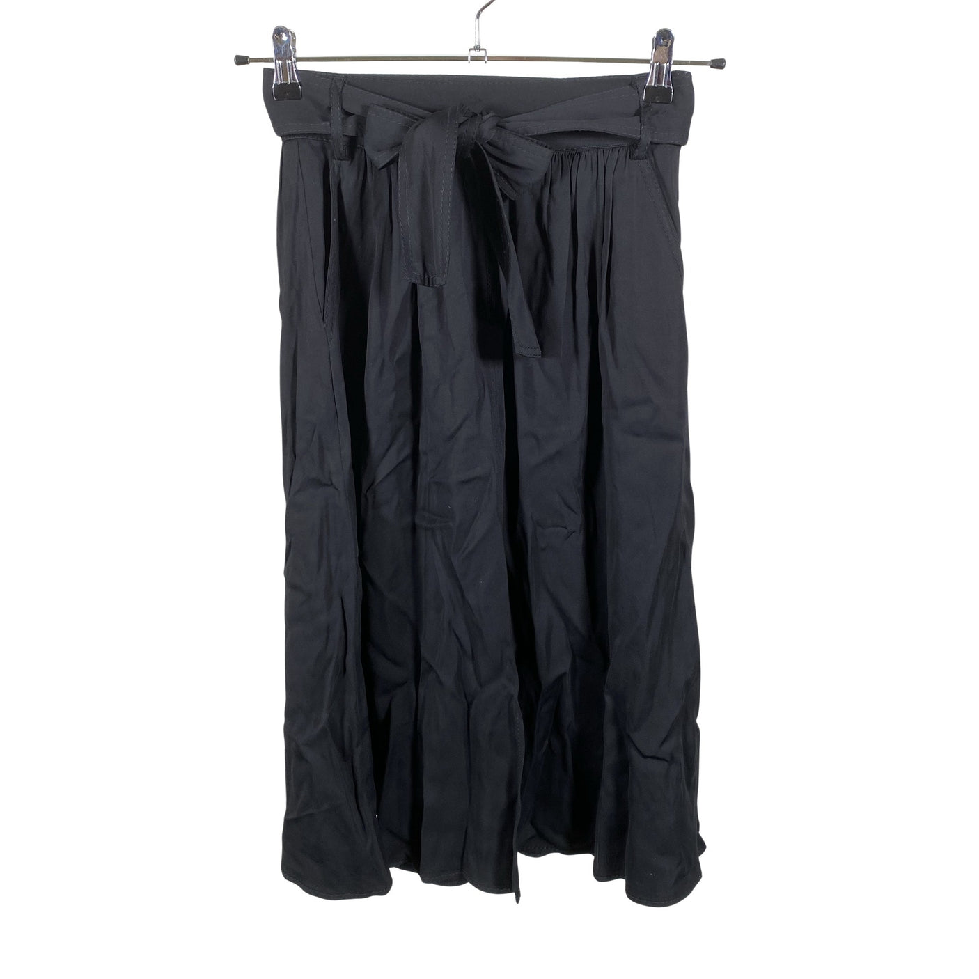 Unisex Massimo Dutti - Fabric skirt, size 34 - Black (1)