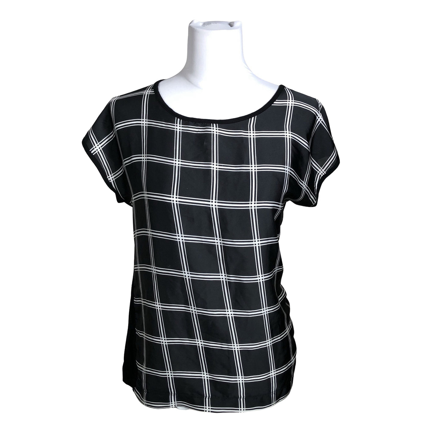 Unisex Global - Short-sleeved blouse, size 36 - Black (1)