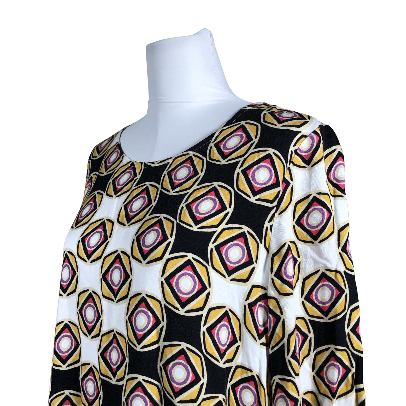 Unisex Kuusama - Schiffon dress, size 40 - White (2)