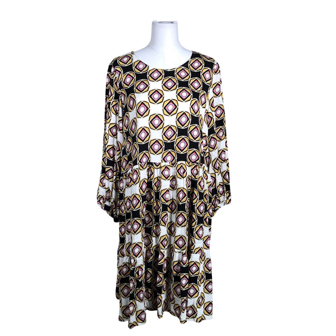 Unisex Kuusama - Schiffon dress, size 40 - White (1)