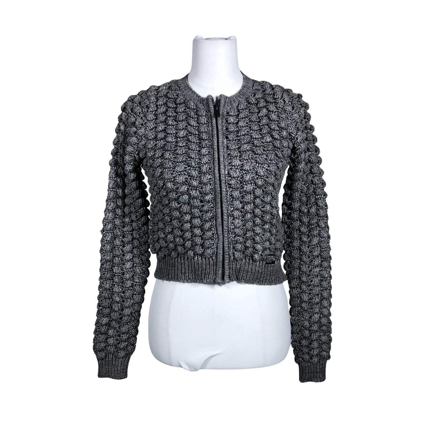 Unisex Superdry - Cardigan, size 34 - Gray (1)