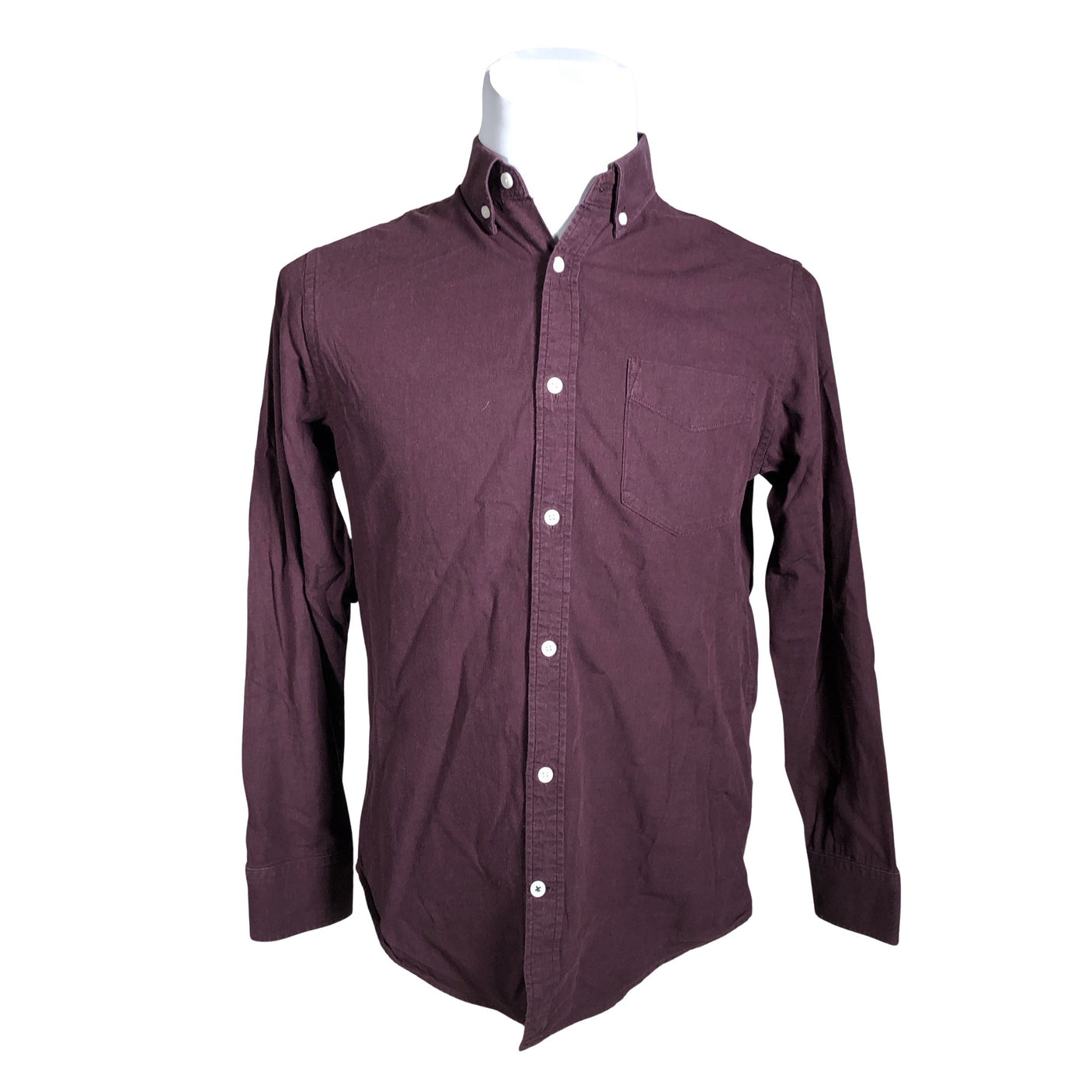 Unisex NN07 - Collared shirt, size S - Wine red (1)