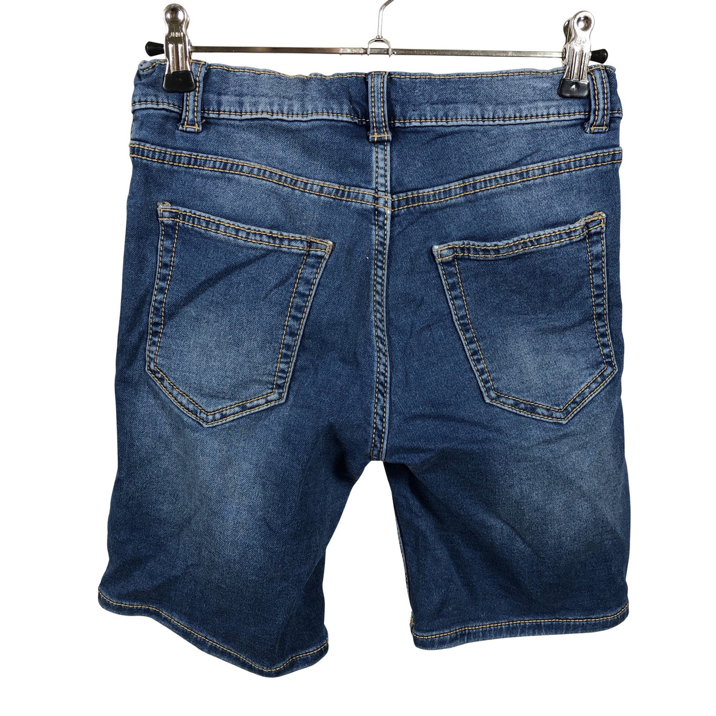 Unisex Lindex - Denim shorts, size 140 - 146 - Blue (2)