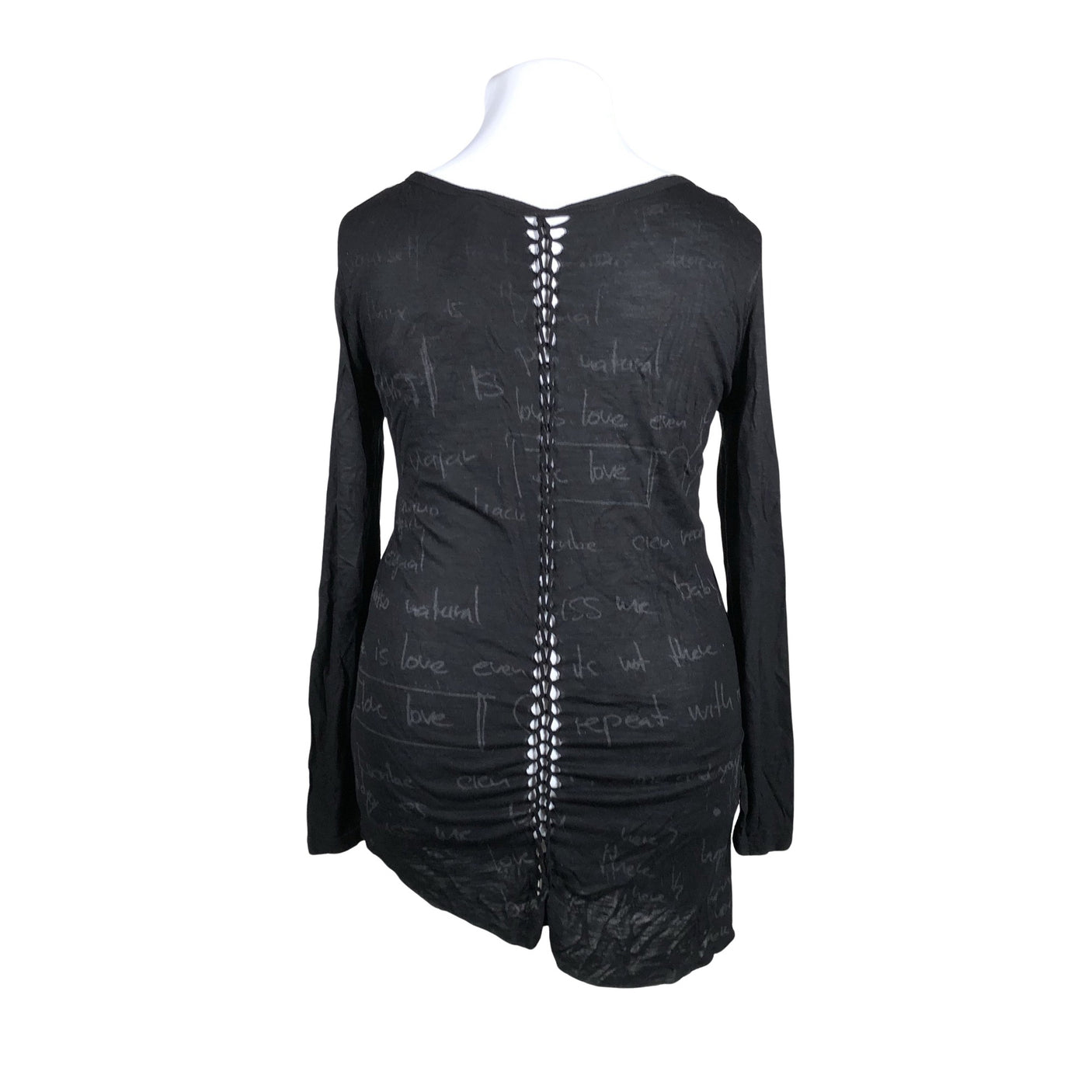 Unisex Desigual - Tricot tunic, size 42 - Black (2)