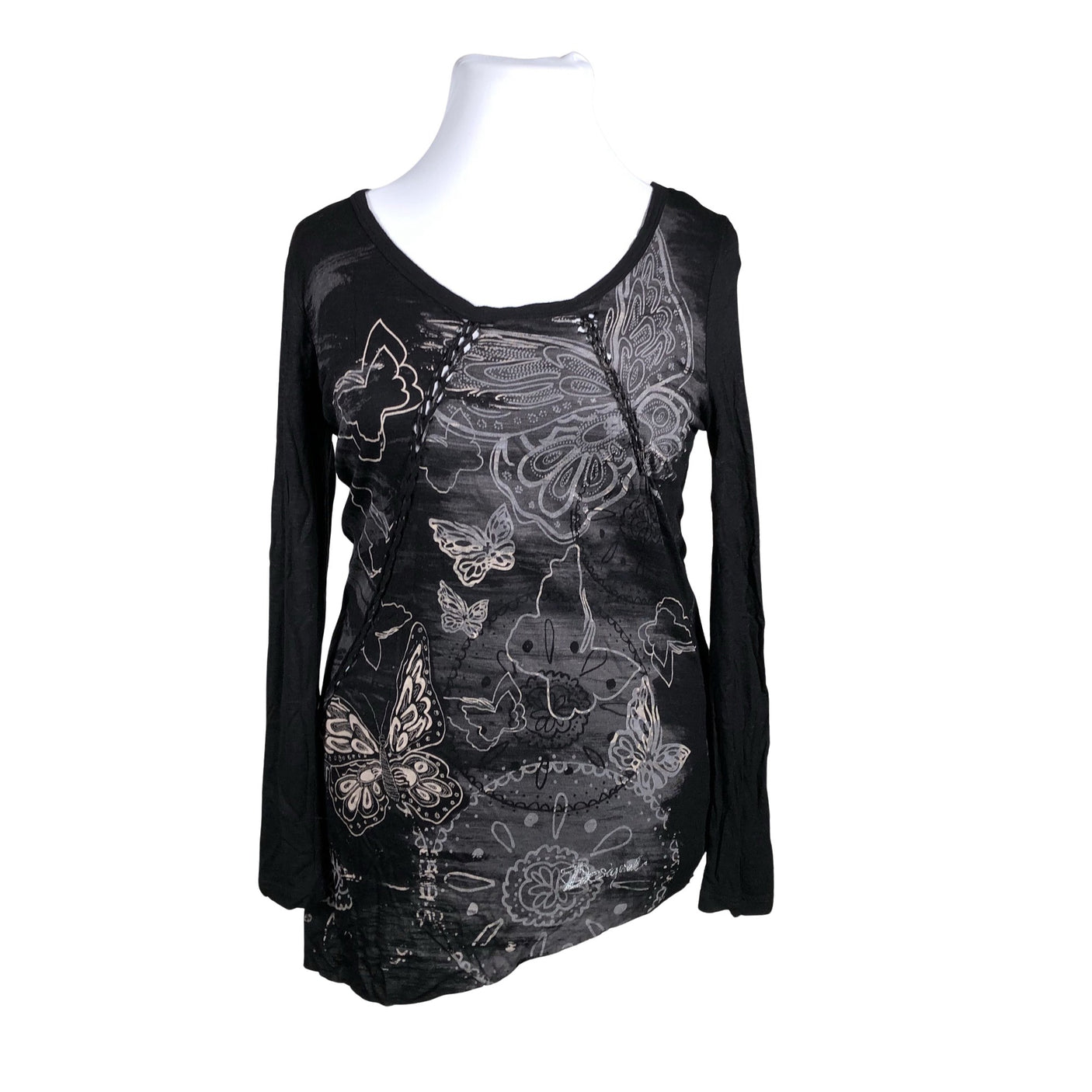 Unisex Desigual - Tricot tunic, size 42 - Black (1)