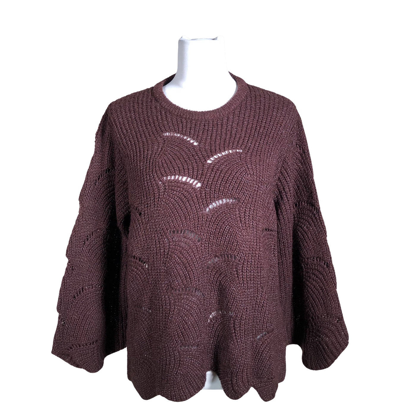 Unisex Rosebud - Sweater, size 40 - Wine red (1)