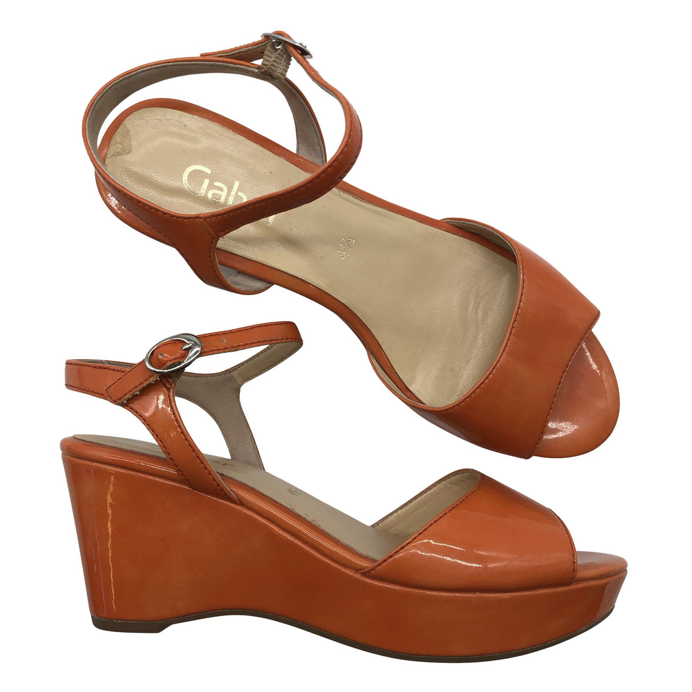 Unisex Gabor - Wedge sandals, size 37 - Orange (1)