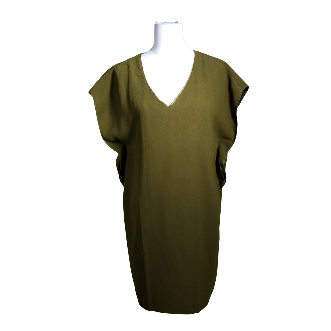 Unisex Elogy - Schiffon dress, size 38 - Green (1)