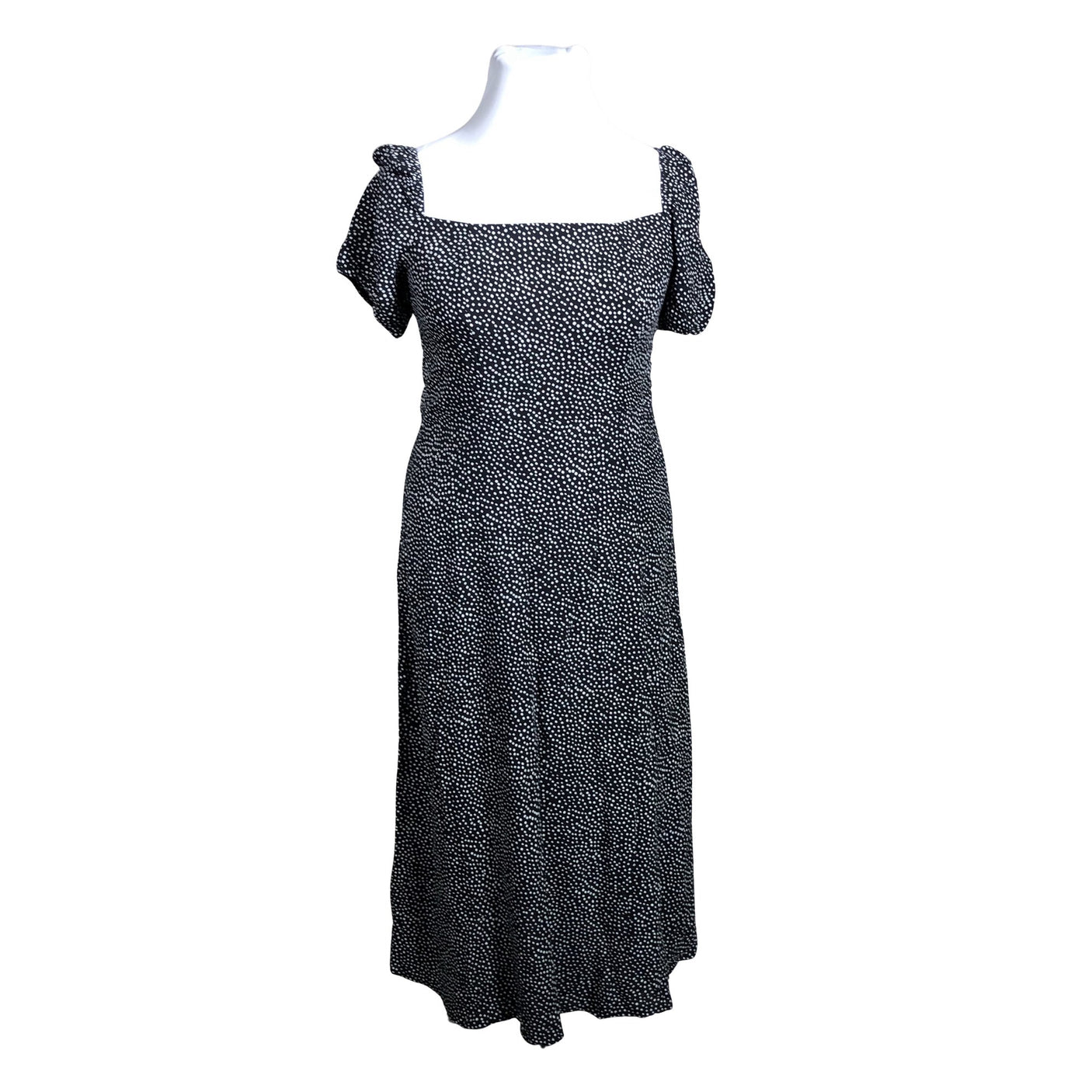 Unisex Even&Odd - Schiffon dress, size 42 - Black (1)
