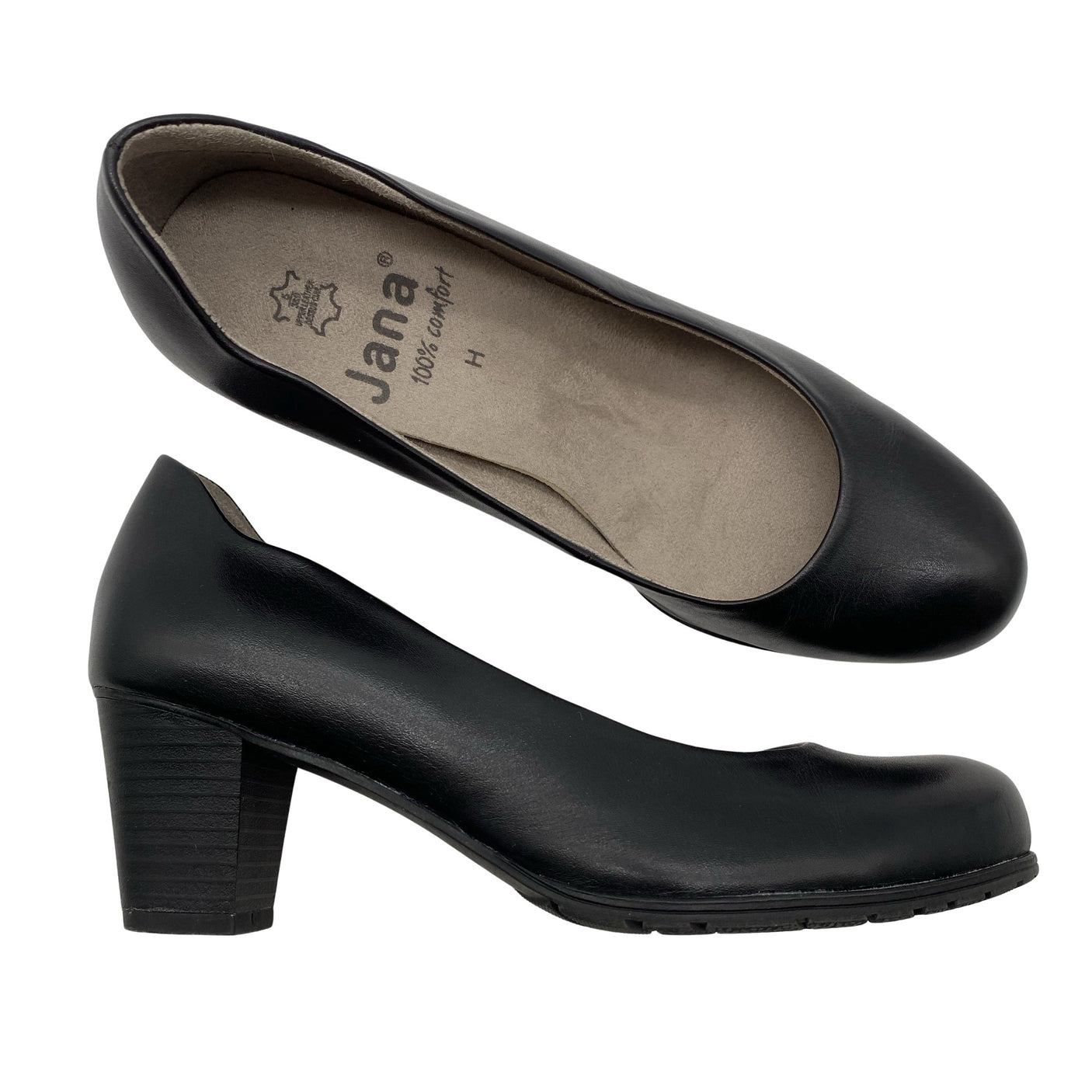 Unisex Jana - High heels, size 38 - Black (1)