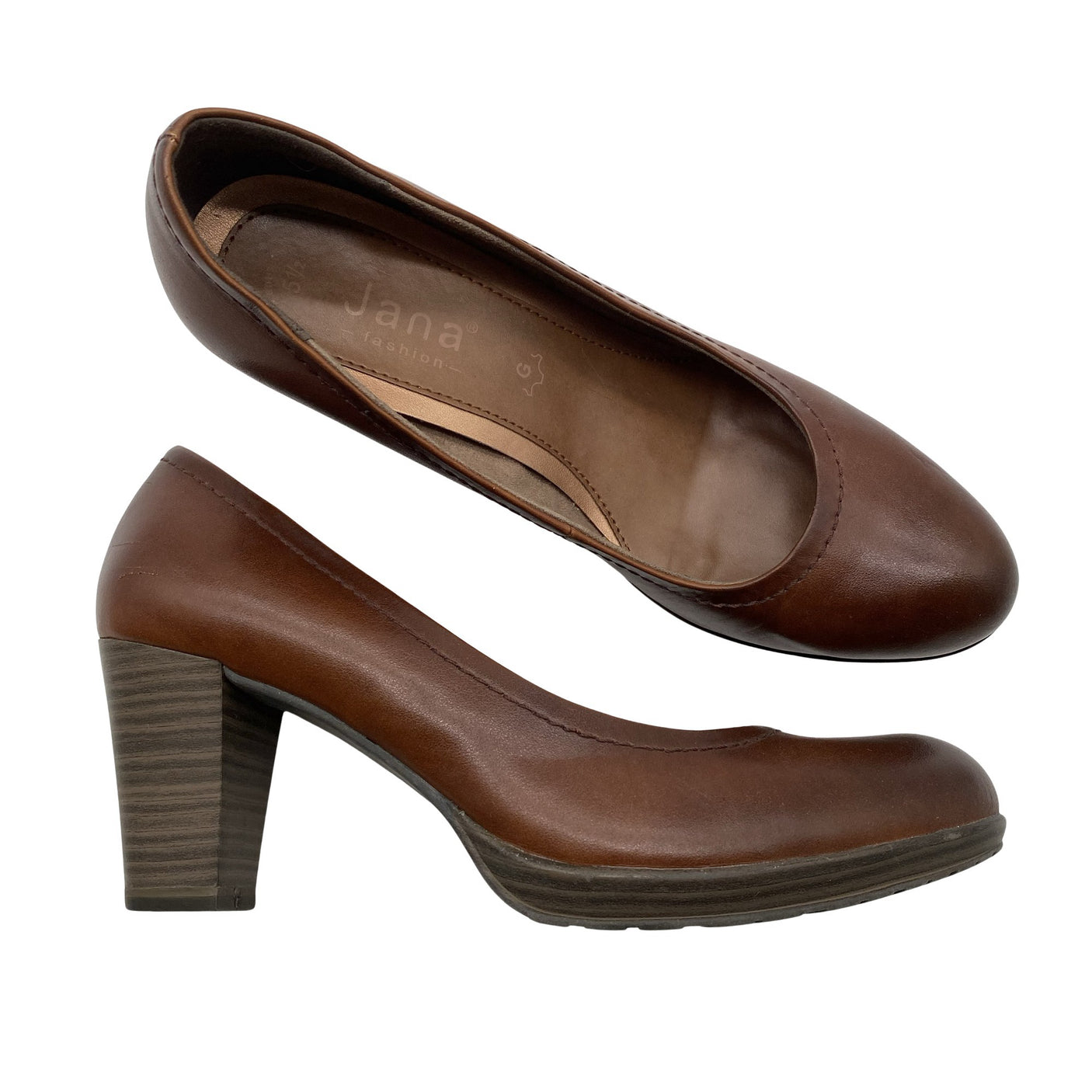 Unisex Jana - High heels, size 38 - Brown (1)