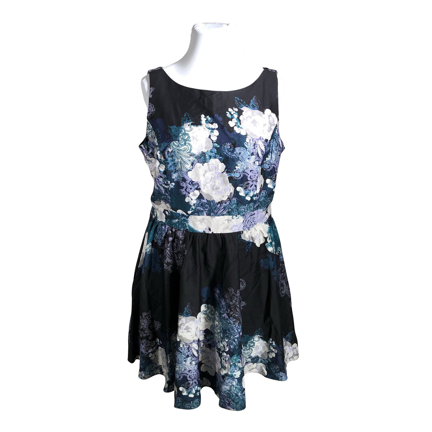 Unisex Lady Vintage - Dress, size 44 - Black (1)