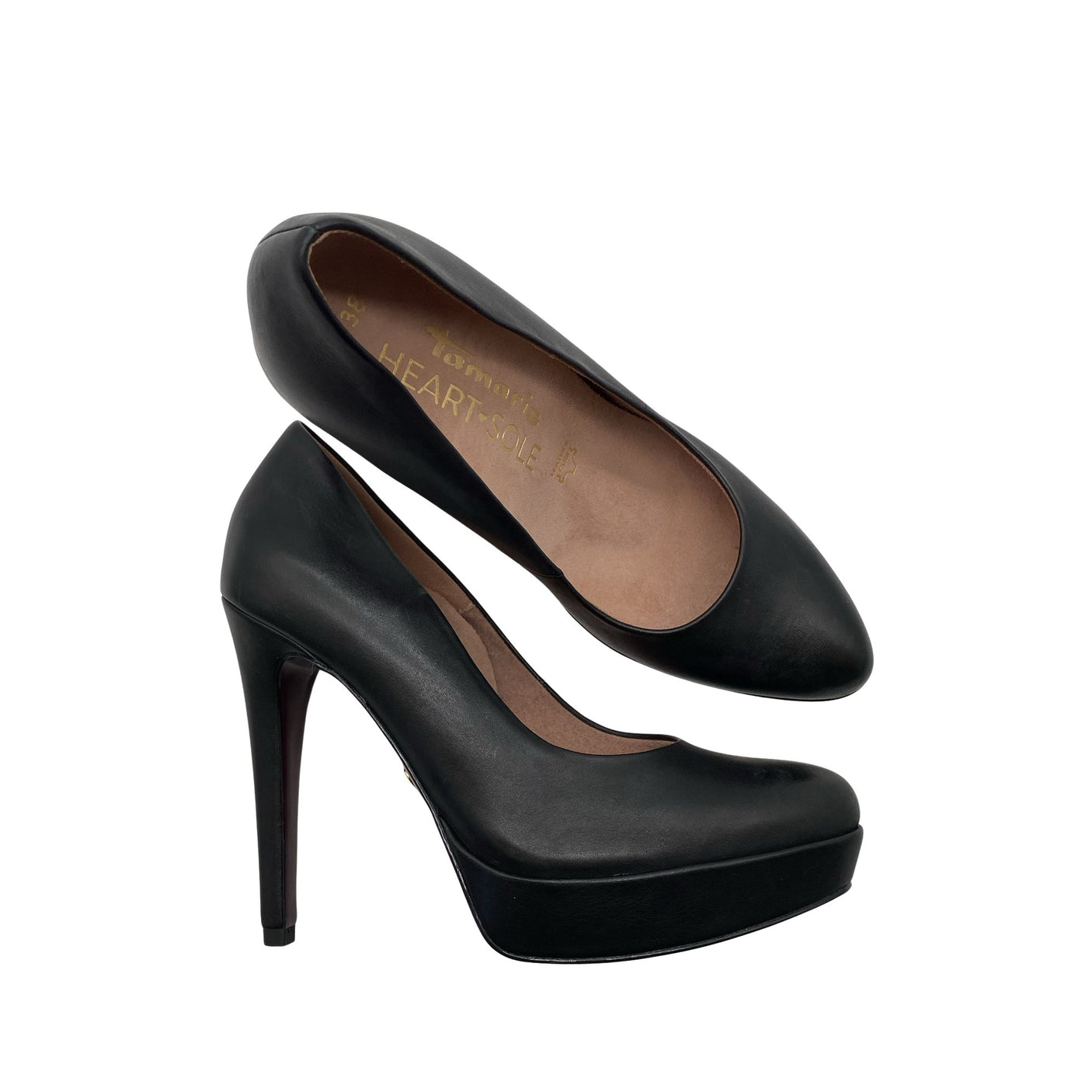 Unisex Tamaris - High heels, size 38 - Black (1)