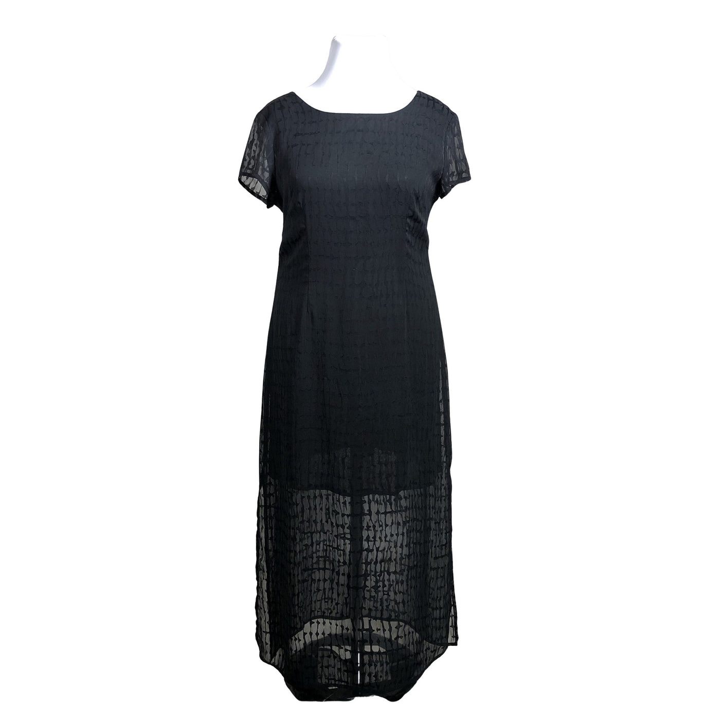 Unisex Ril's - Schiffon dress, size 42 - Black (1)