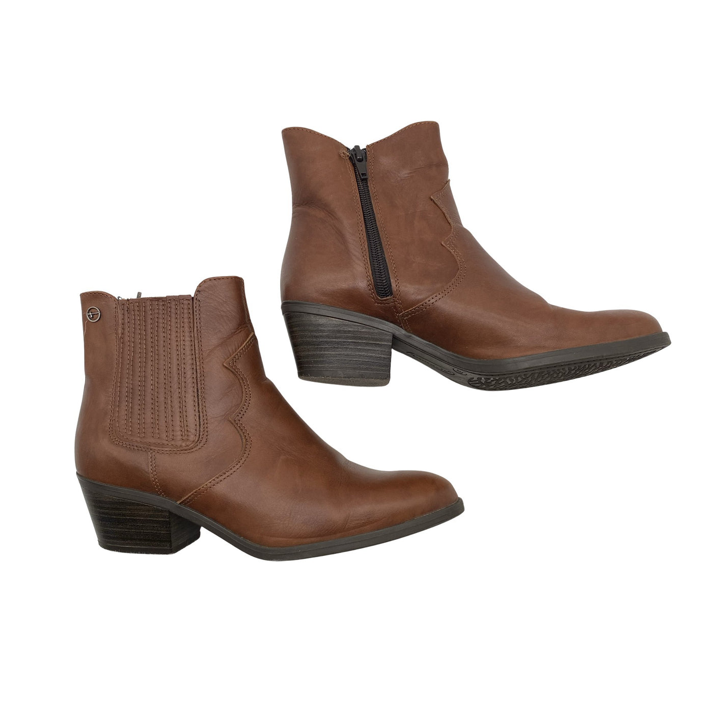 Unisex Tamaris - Ankle boots, size 37 - Brown (1)