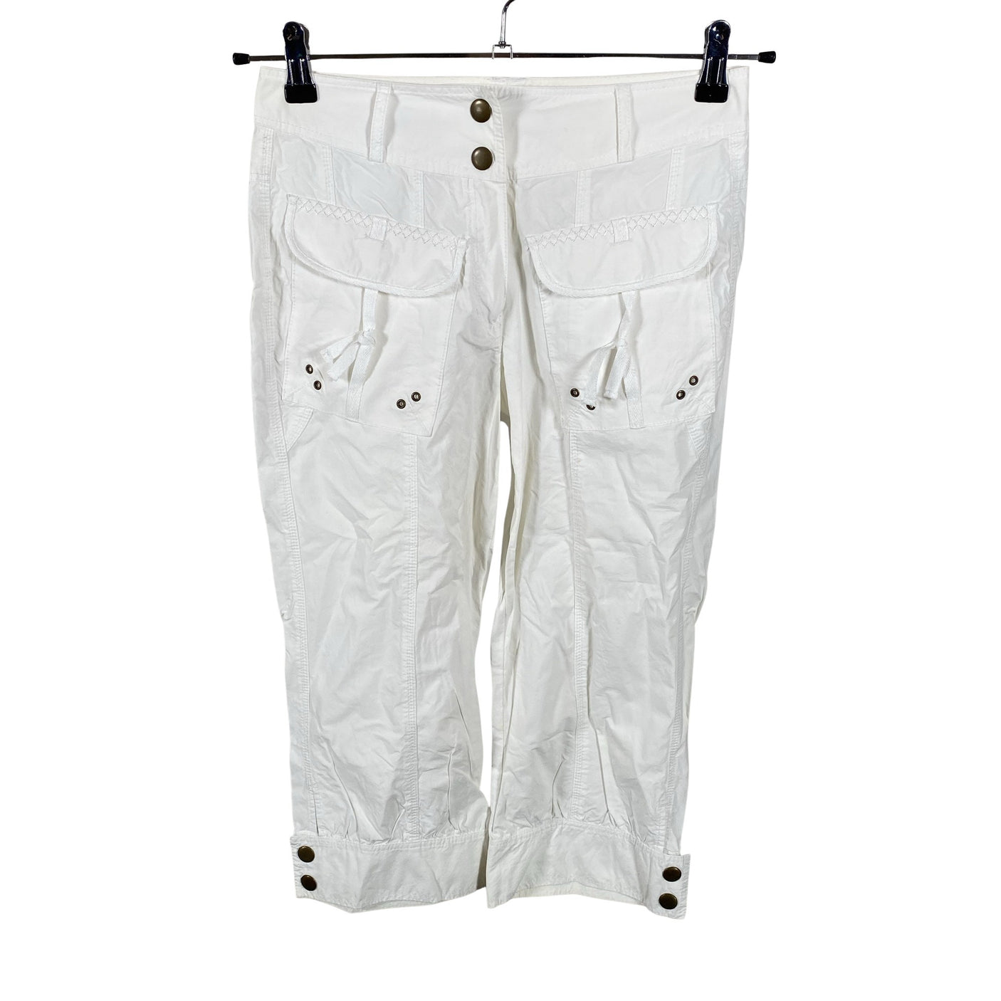 Unisex Steilmann - Capri pants, size 34 - White (1)