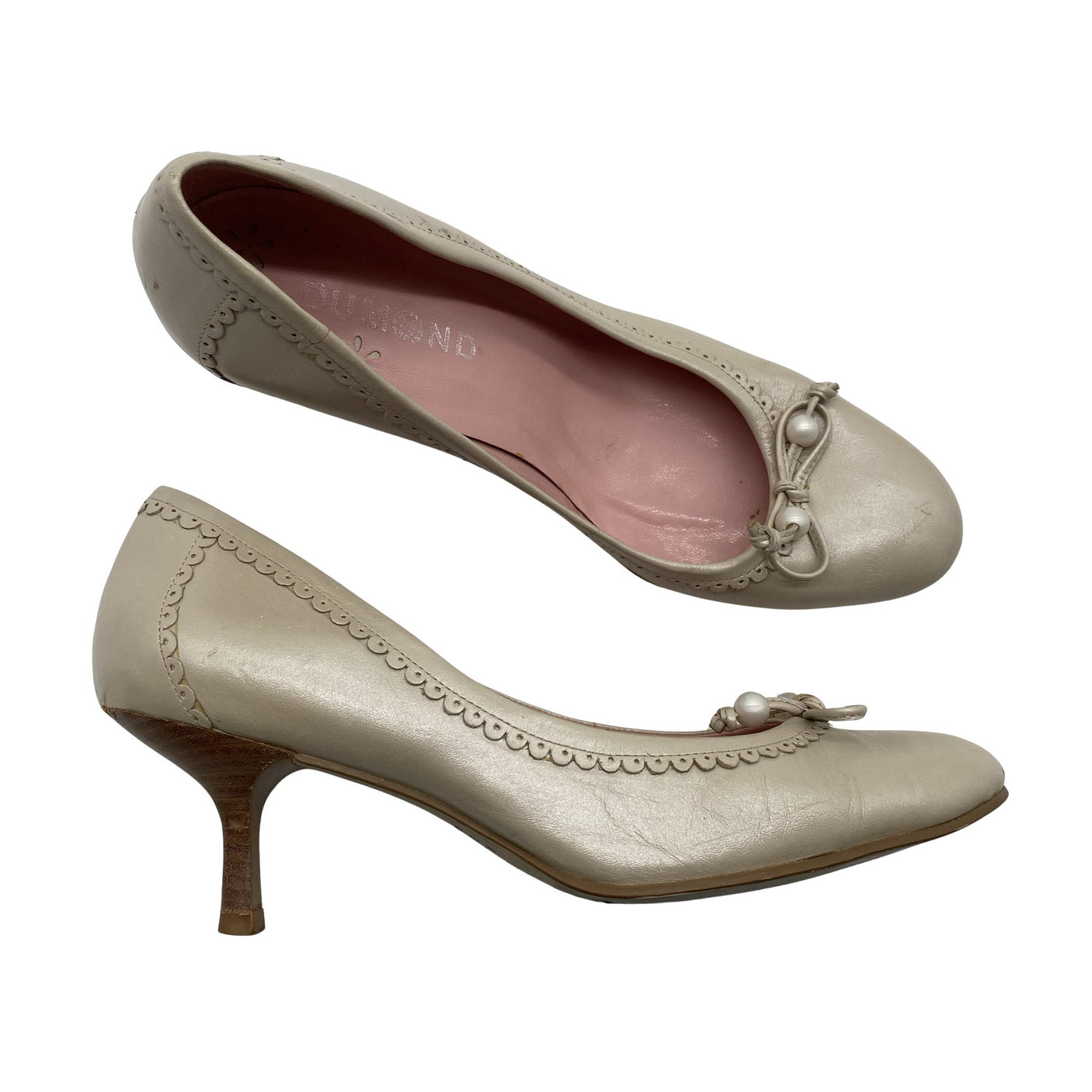 Unisex Dumond - High heels, size 37 - Beige (1)