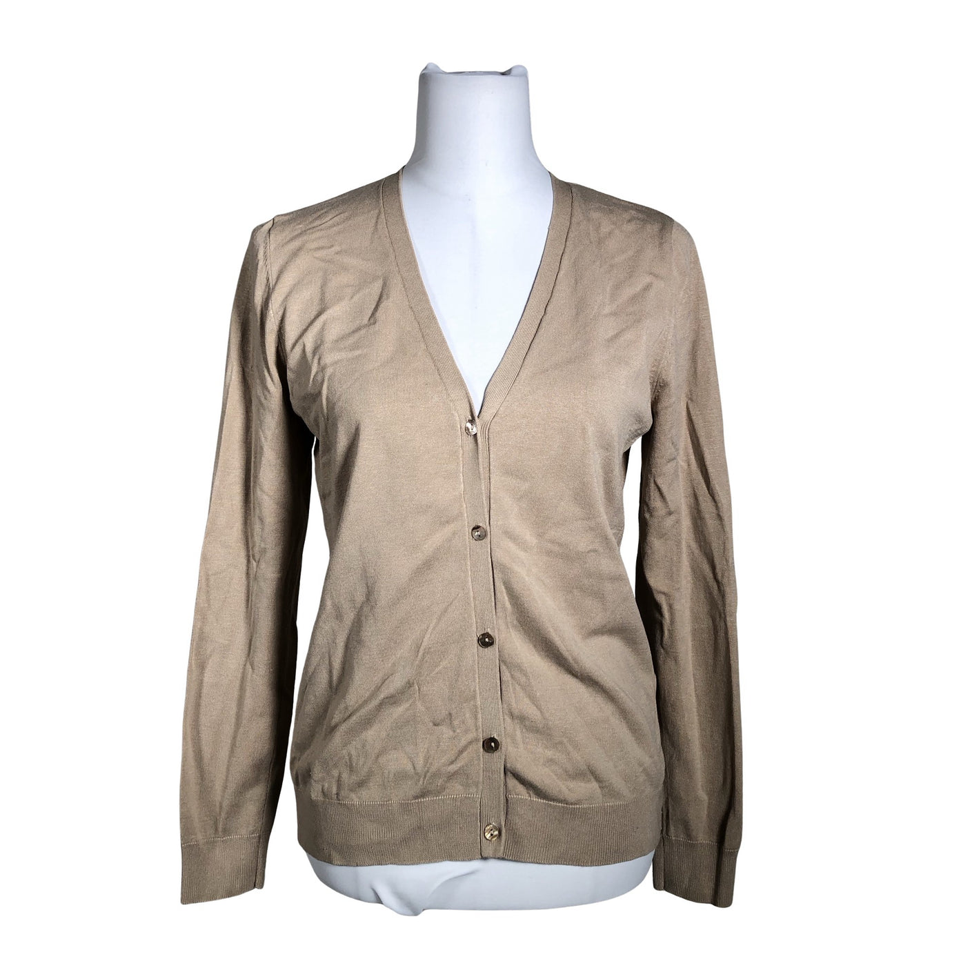Unisex August Silk - Cardigan, size 40 - Beige (1)