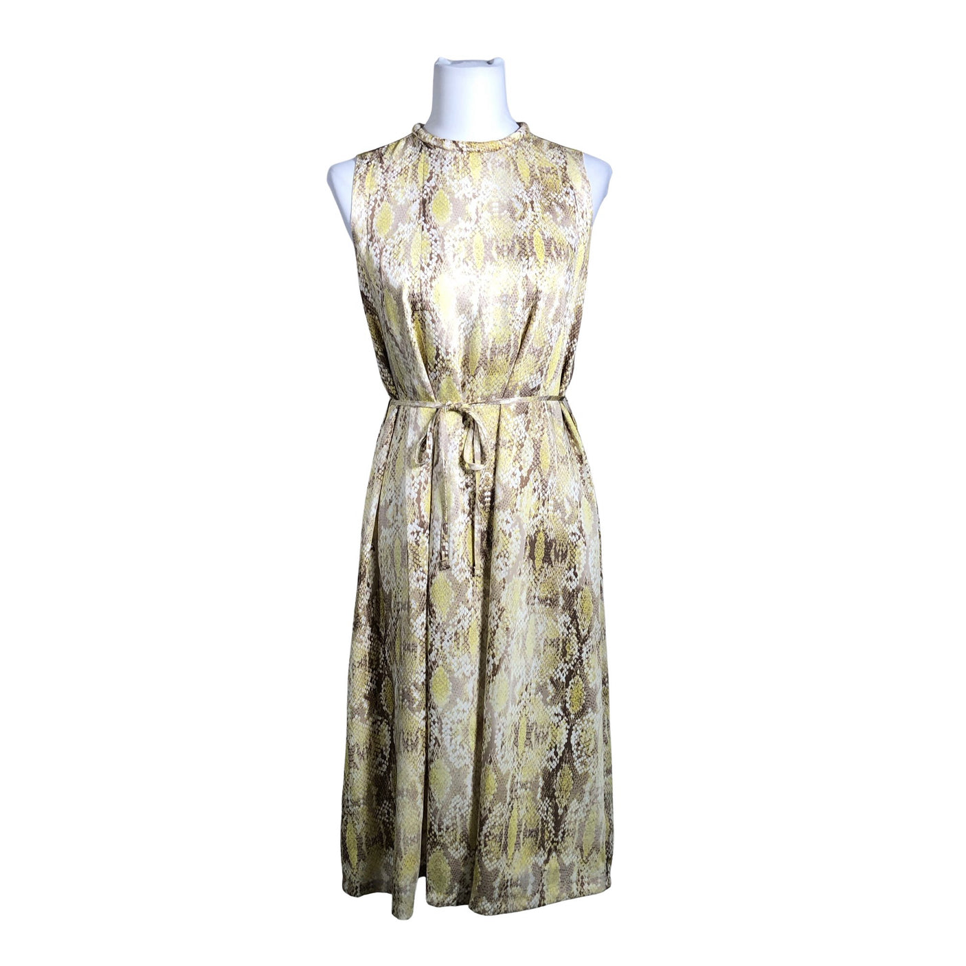 Unisex Autograph by Marks & Spencer - Schiffon dress, size 38 - Yellow (1)