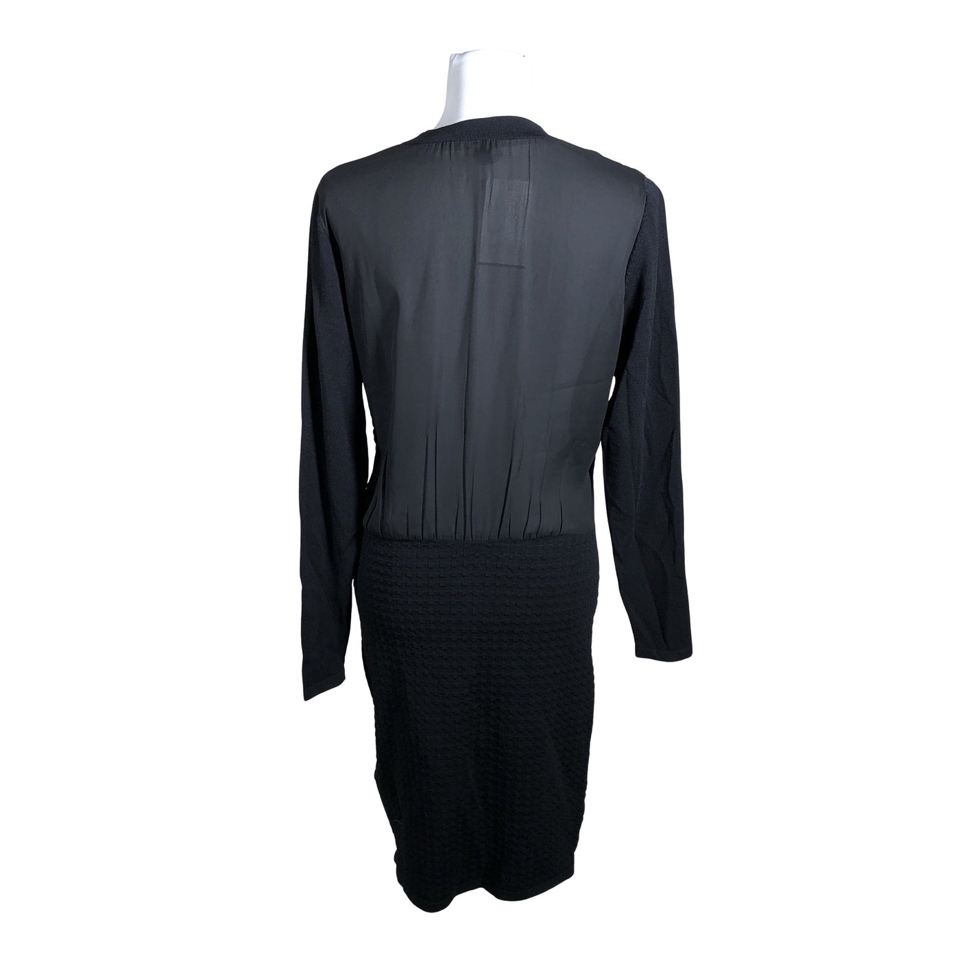 Unisex Y.A.S - Schiffon dress, size 40 - Black (2)
