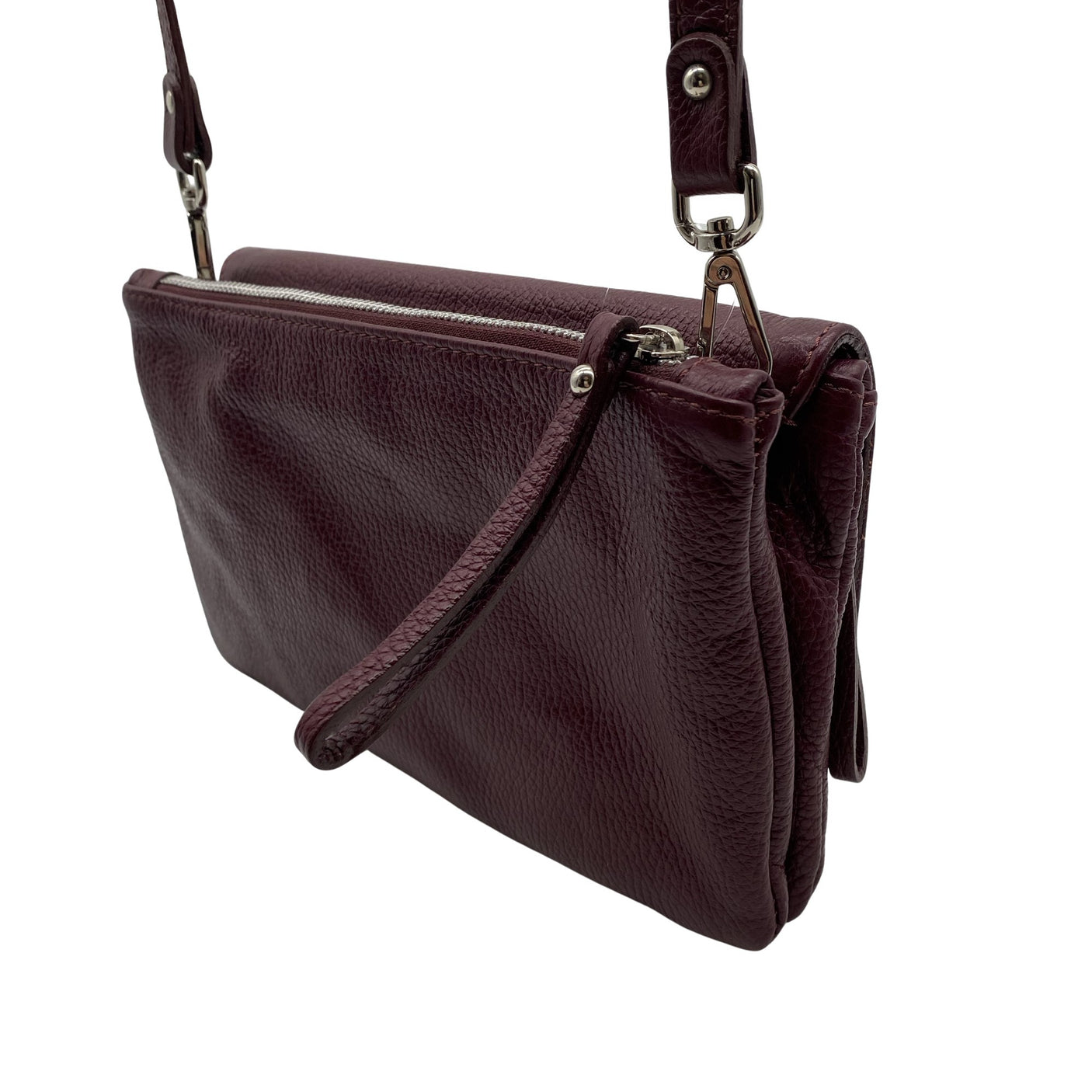 Unisex Gianni Chiarini - Shoulder bag, size Midi - Wine red (2)