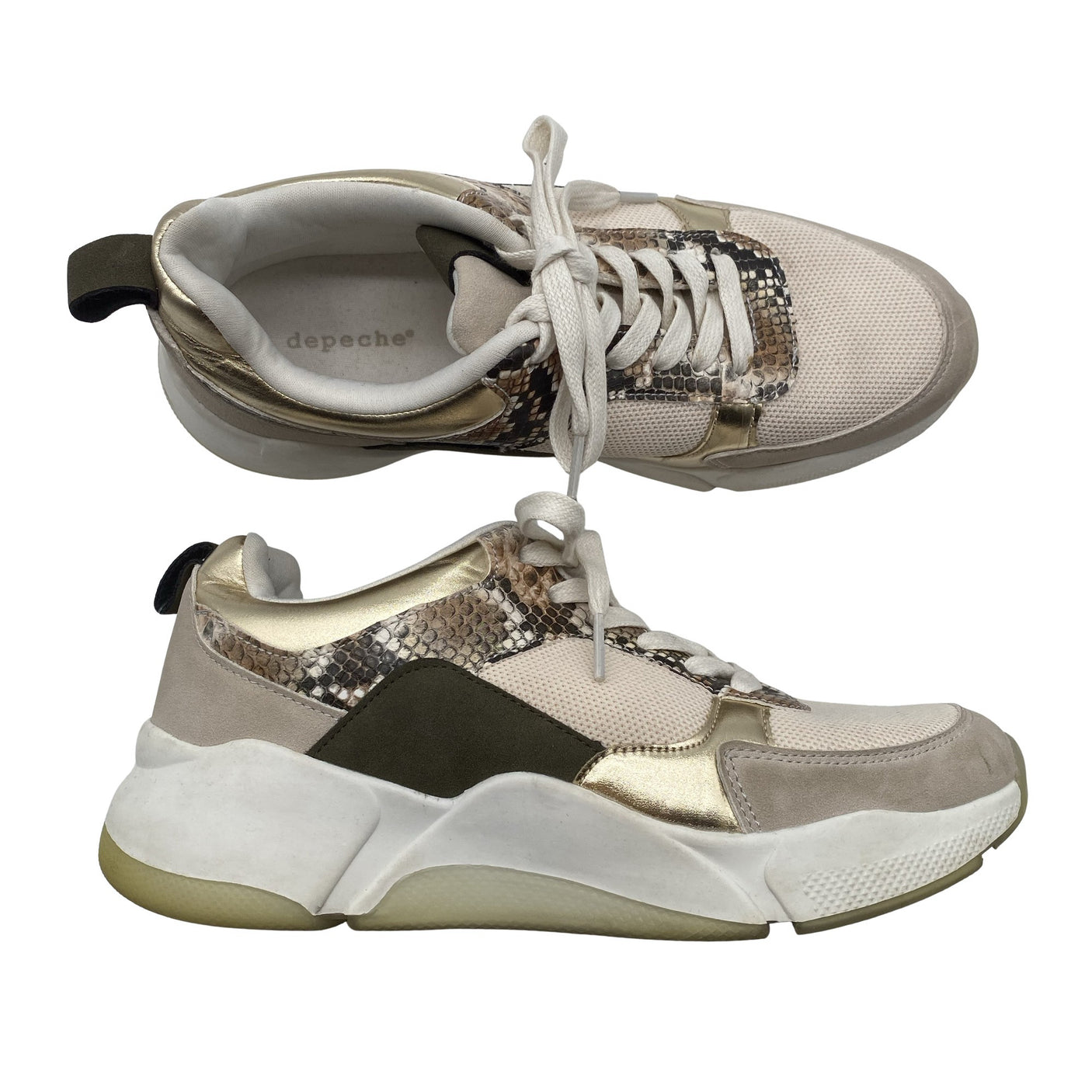 Unisex Depeche - Sneakers, size 39 - Brown (1)