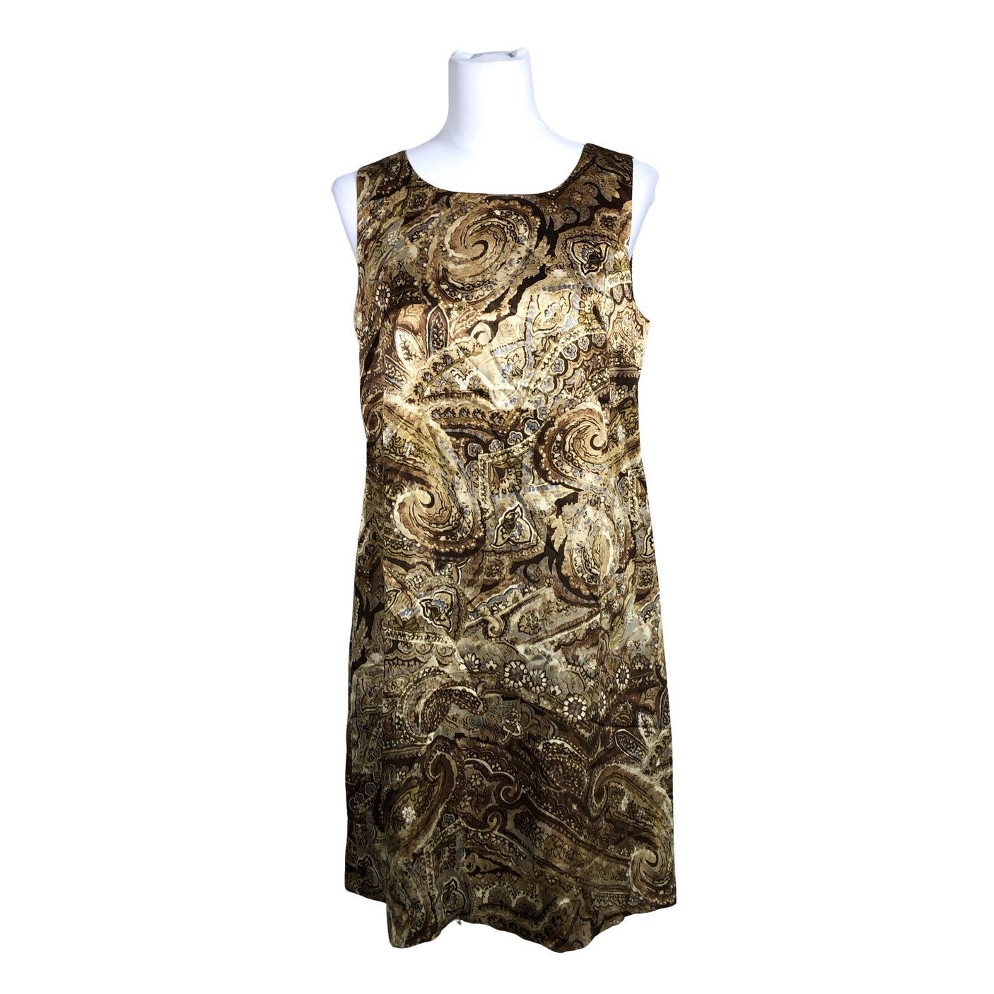 Unisex Muotikuu - Schiffon dress, size 38 - Brown (1)