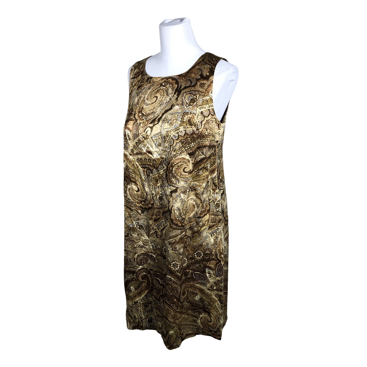 Unisex Muotikuu - Schiffon dress, size 38 - Brown (3)