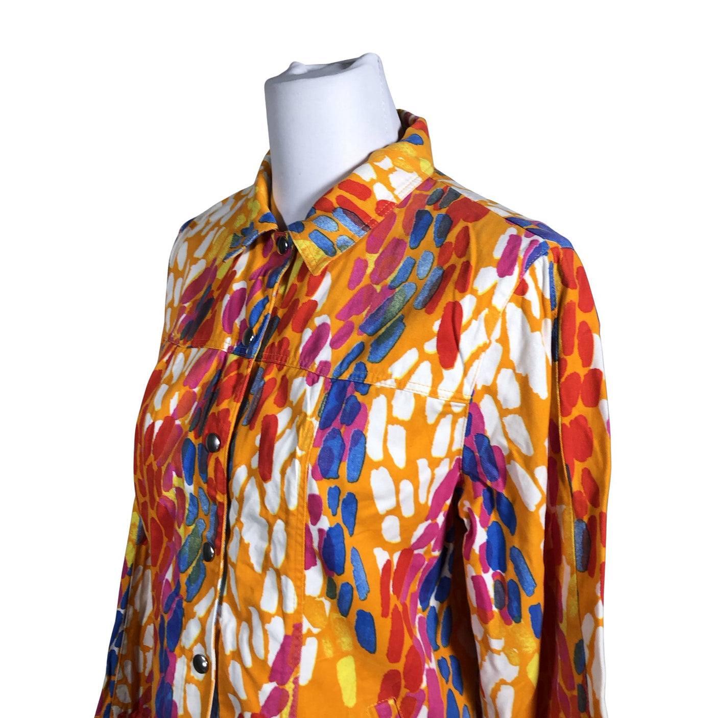 Unisex Marimekko - Denim jacket, size 38 - Orange (3)