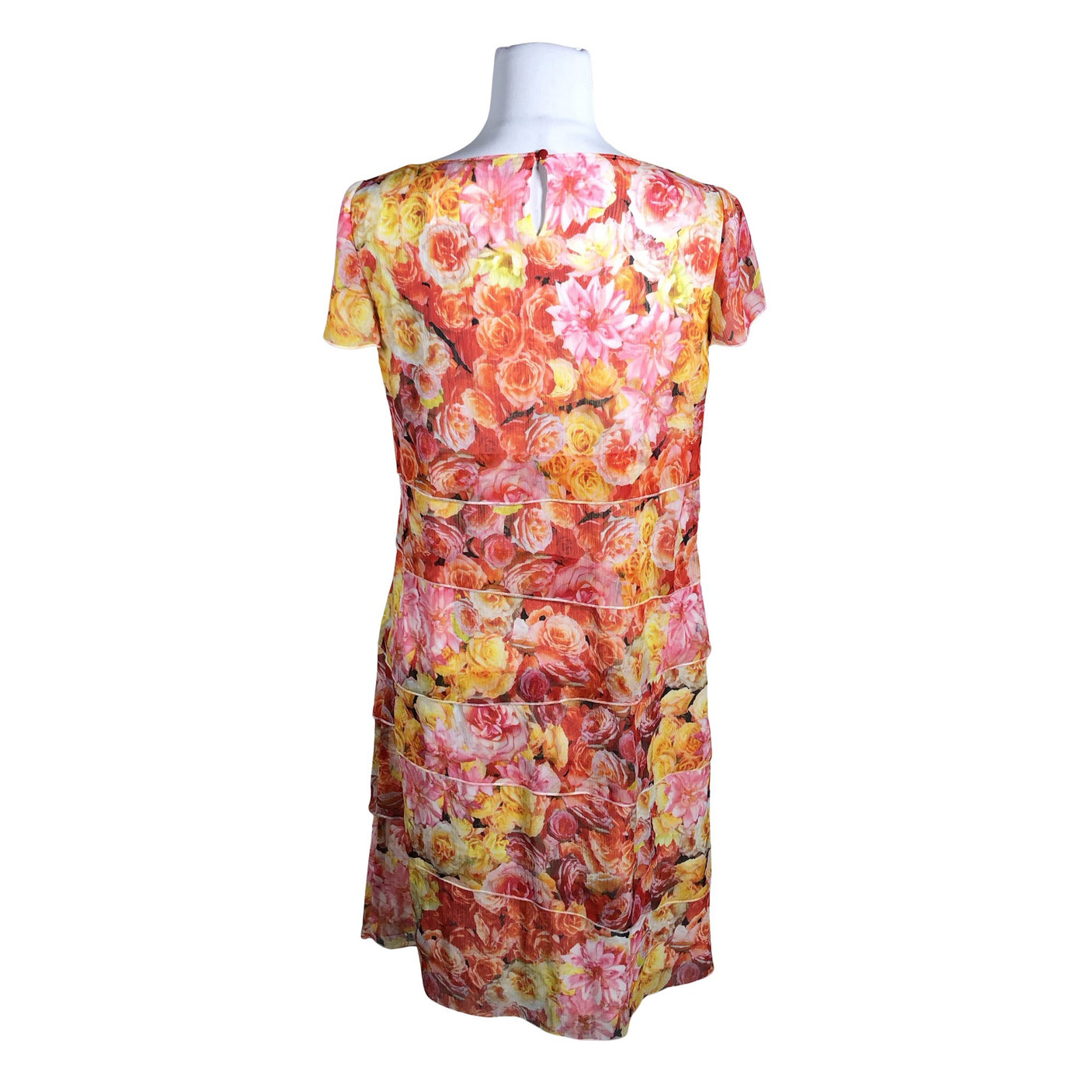 Unisex Betty Barclay - Schiffon dress, size 40 - Pink (2)