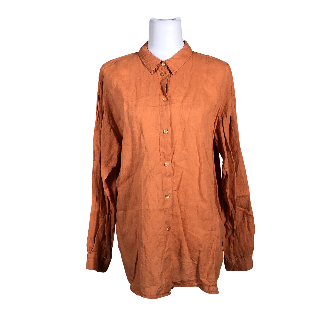 Unisex Nanso - Collared shirt, size 40 - Orange (1)