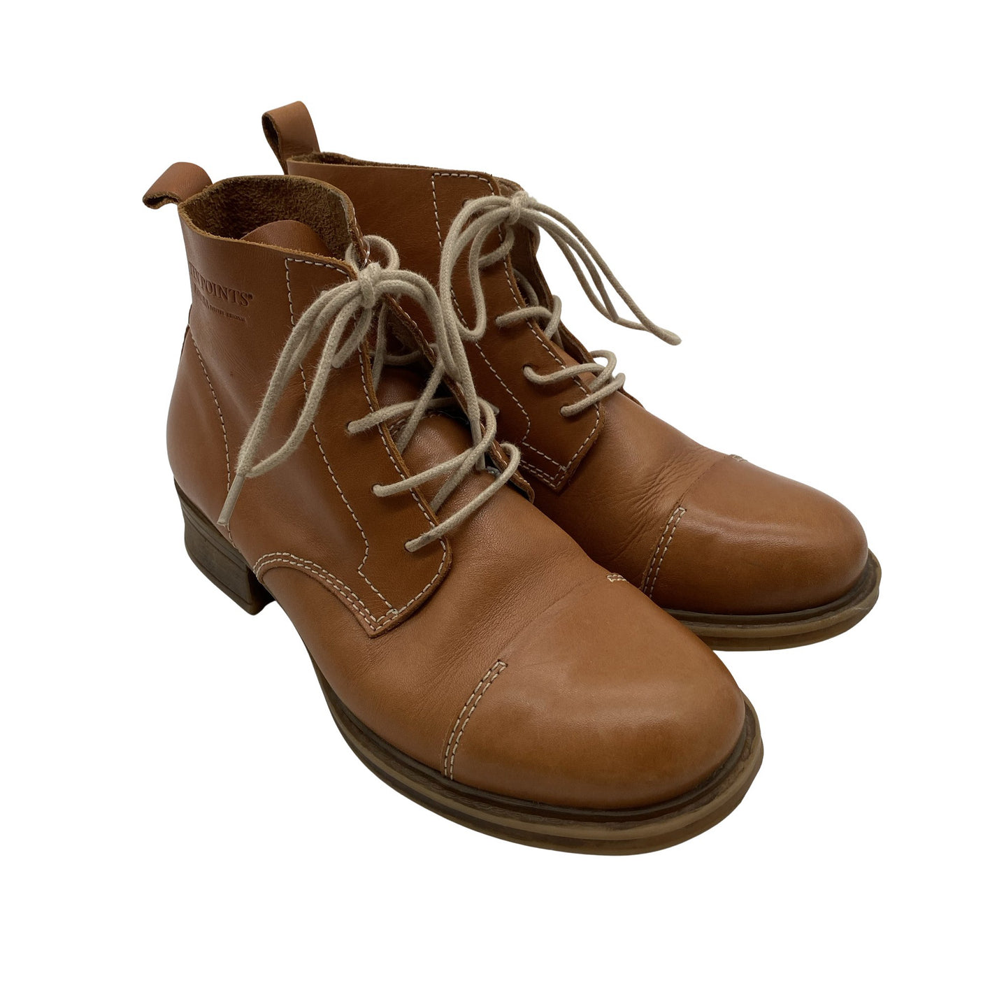Unisex Ten Points - Ankle boots, size 36 - Brown (2)