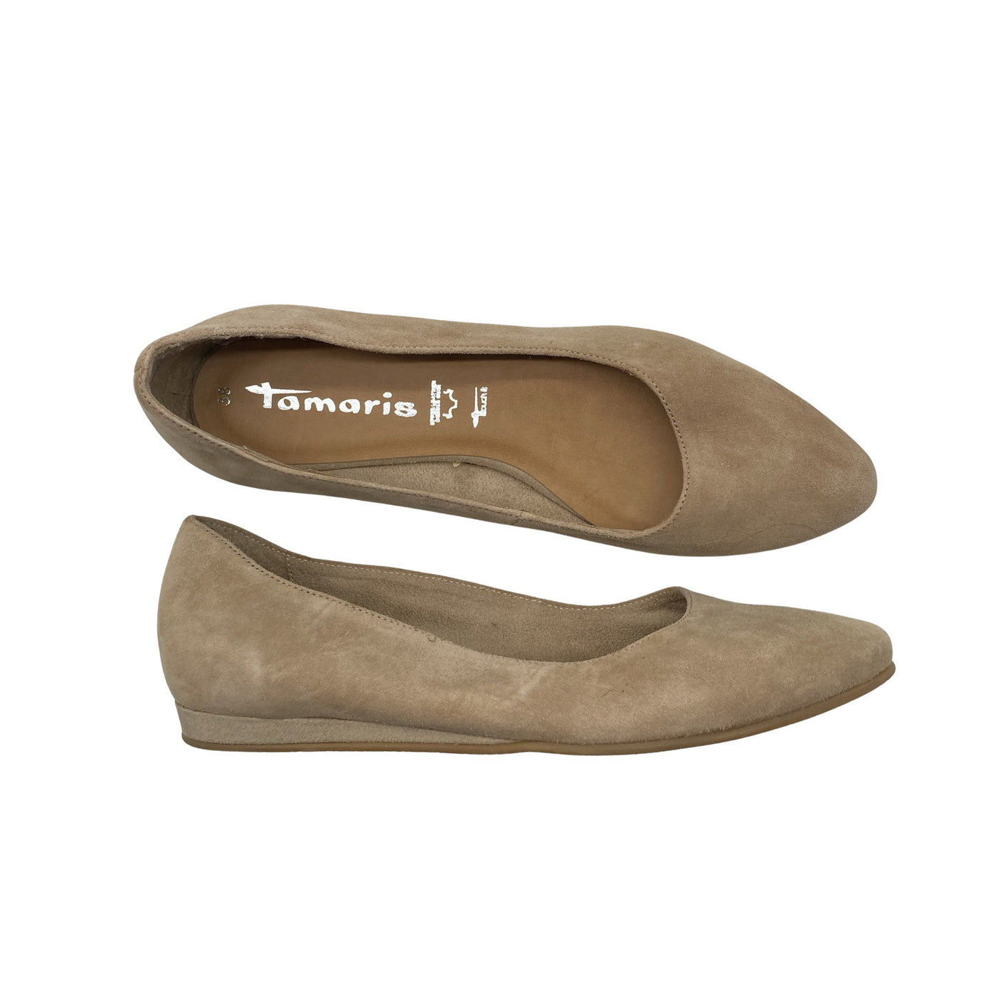 Unisex Tamaris - Ballerinas, size 38 - Brown (1)