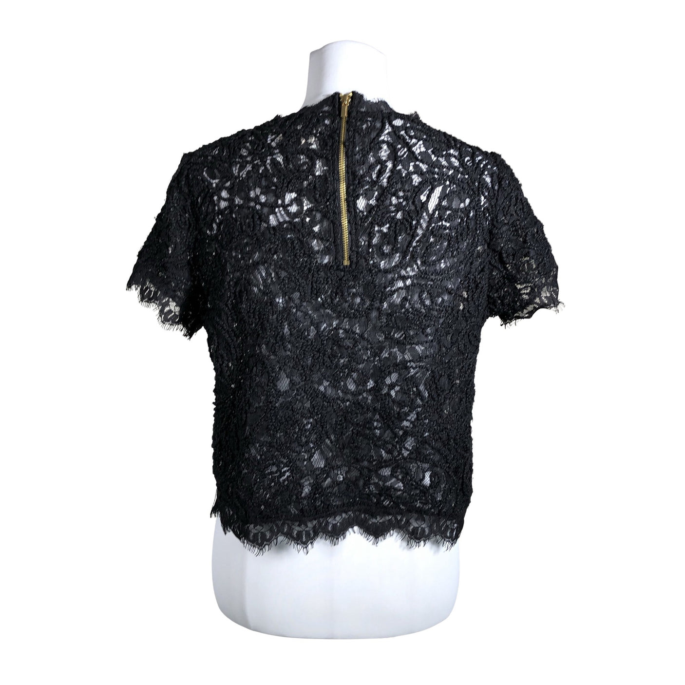 Unisex Holly & Whyte by Lindex - Short-sleeved blouse, size 38 - Black (2)
