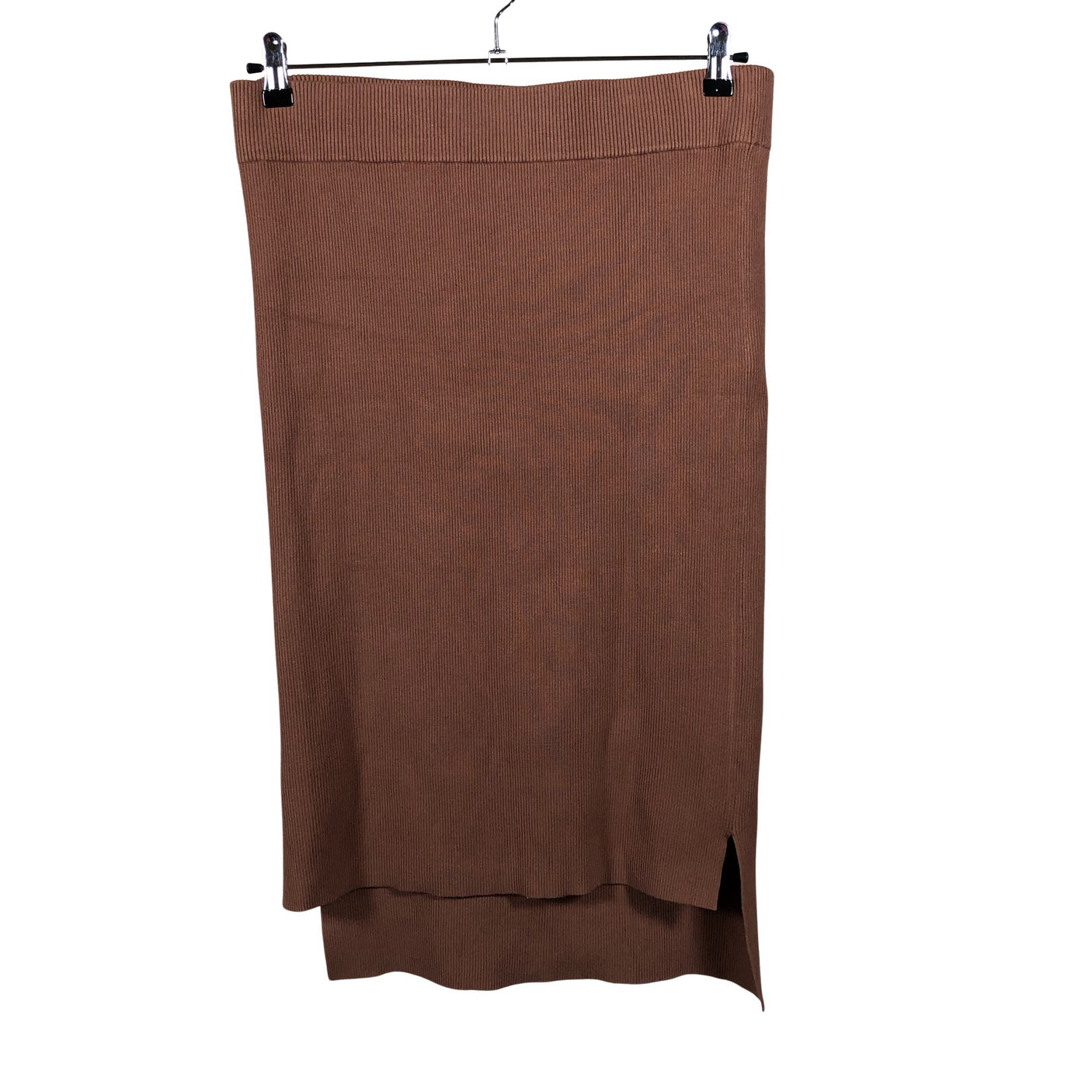 Unisex DKNY - Tricot skirt, size 40 - Brown (1)