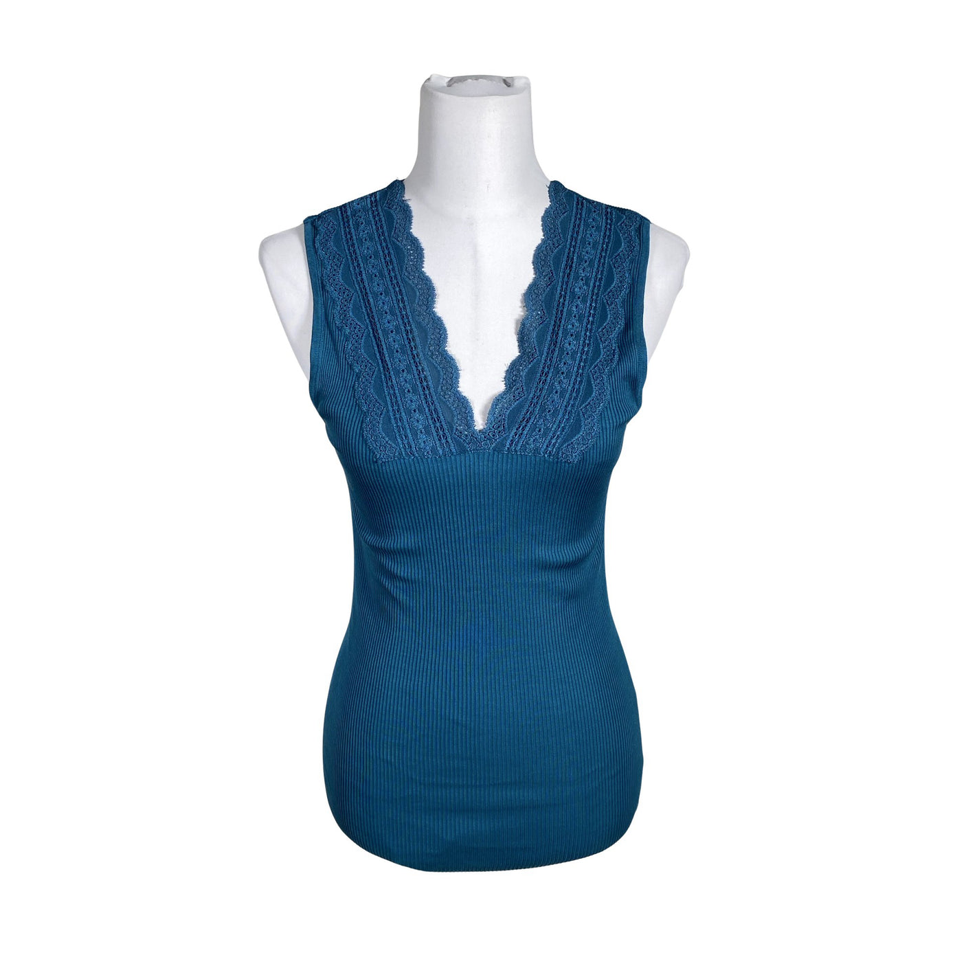 Unisex Rosemunde - Tricot tank top, size 38 - Blue (1)