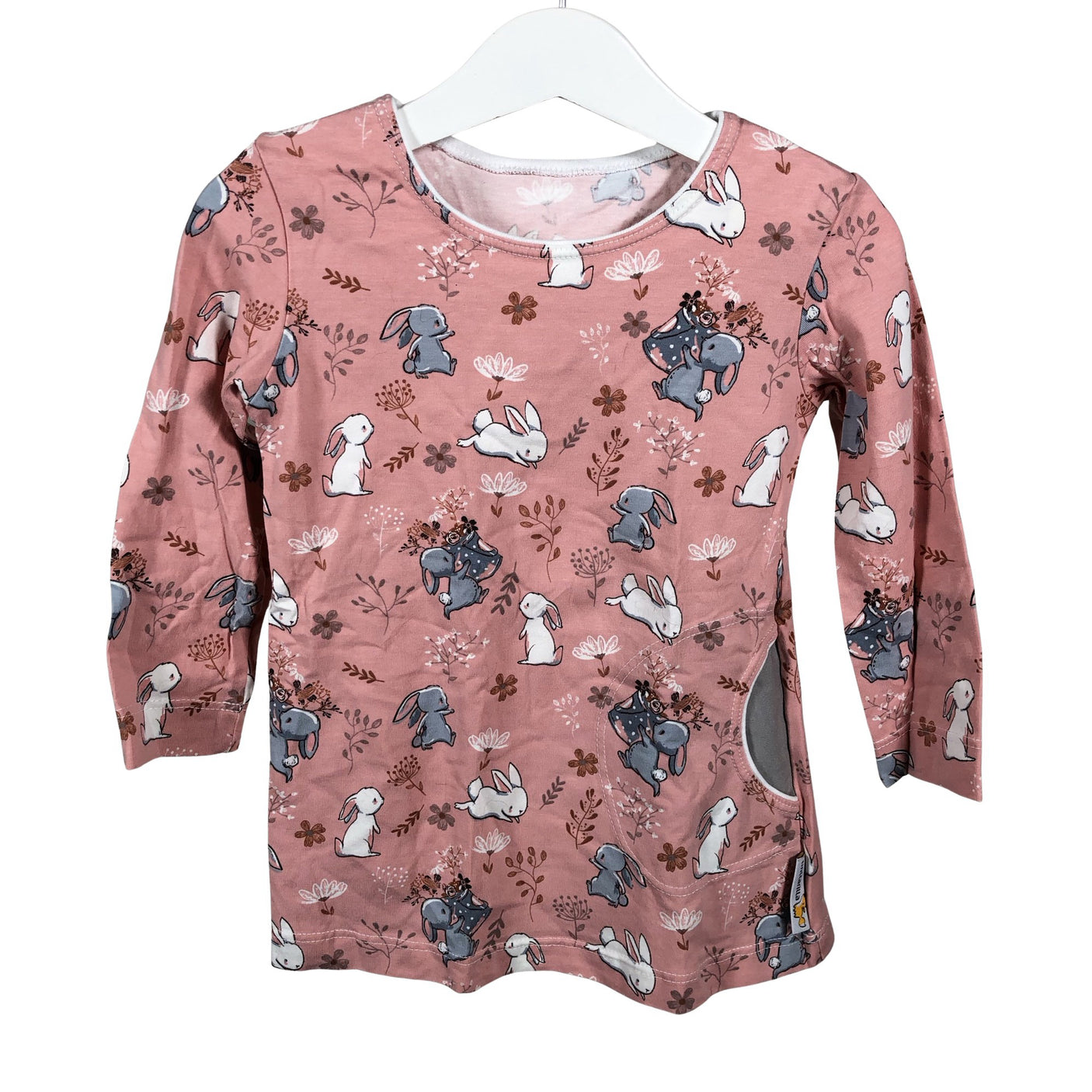 Unisex Tinttarilla - Tricot dress, size 86 - 92 - Light pink (1)