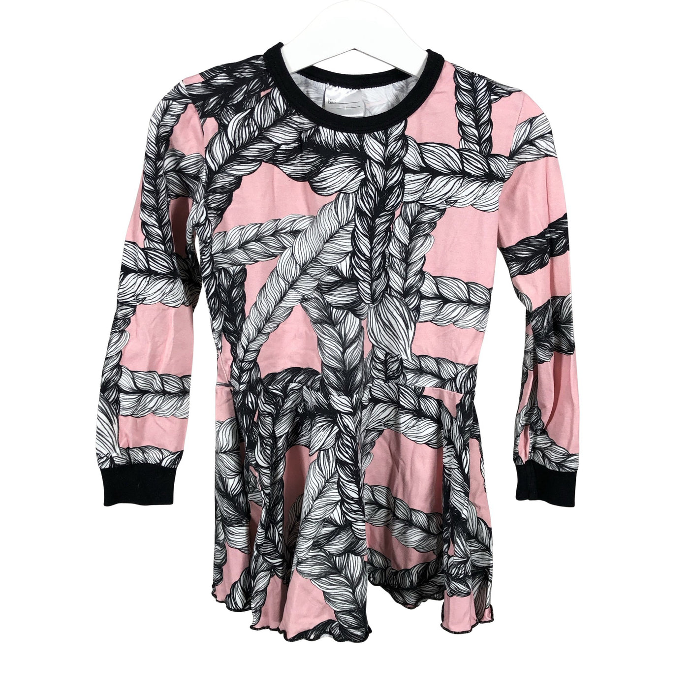 Unisex Handmade - Tricot dress, size 98 - 104 - Light pink (1)