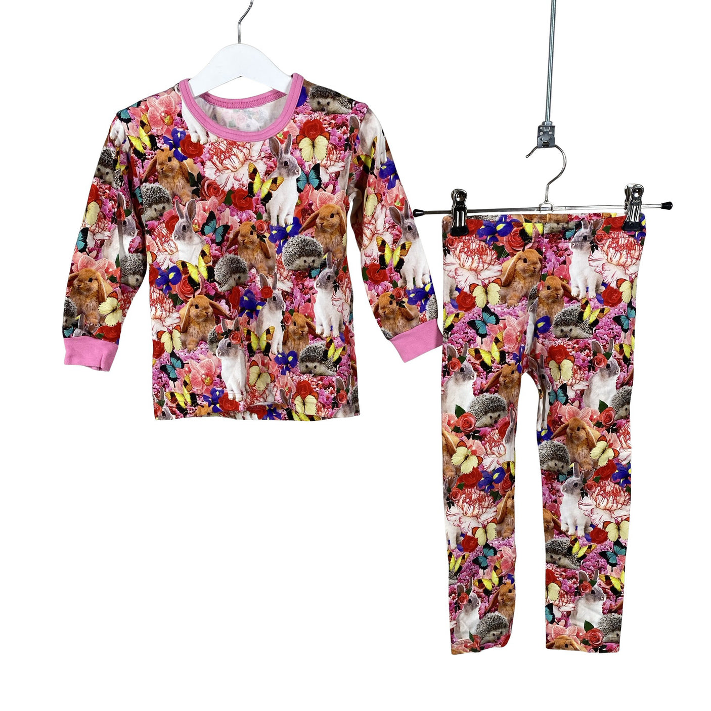 Unisex Handmade - Tricot shirt, size 110 - 116 - Light pink (1)